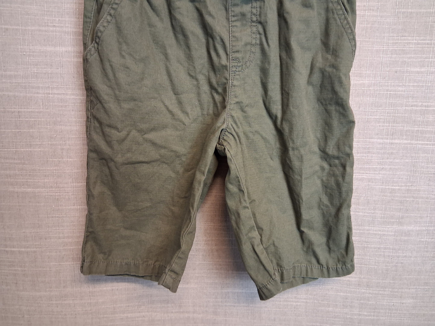 F&F Boys Khaki Green Shorts Age 9-10 Years 100%Cotton