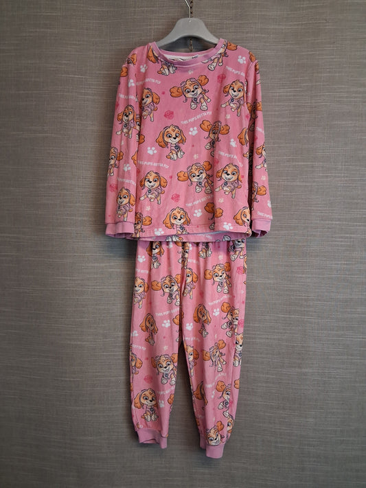 F&F Paw Patrol Skye Pink Pyjamas PJs Set Age 5-6 Years