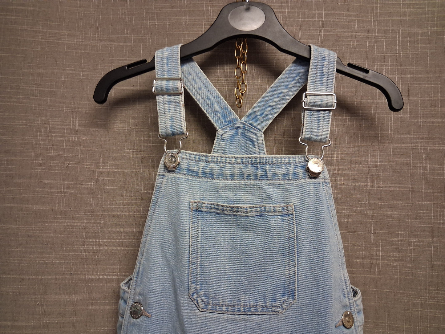 Matalan Girls Light Blue Denim Pinafore Dress Age 8 Years