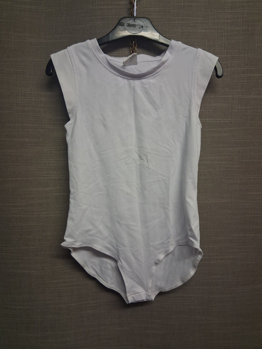 Zara Girls White Sleeveless Bodysuit Age 12-13 Years