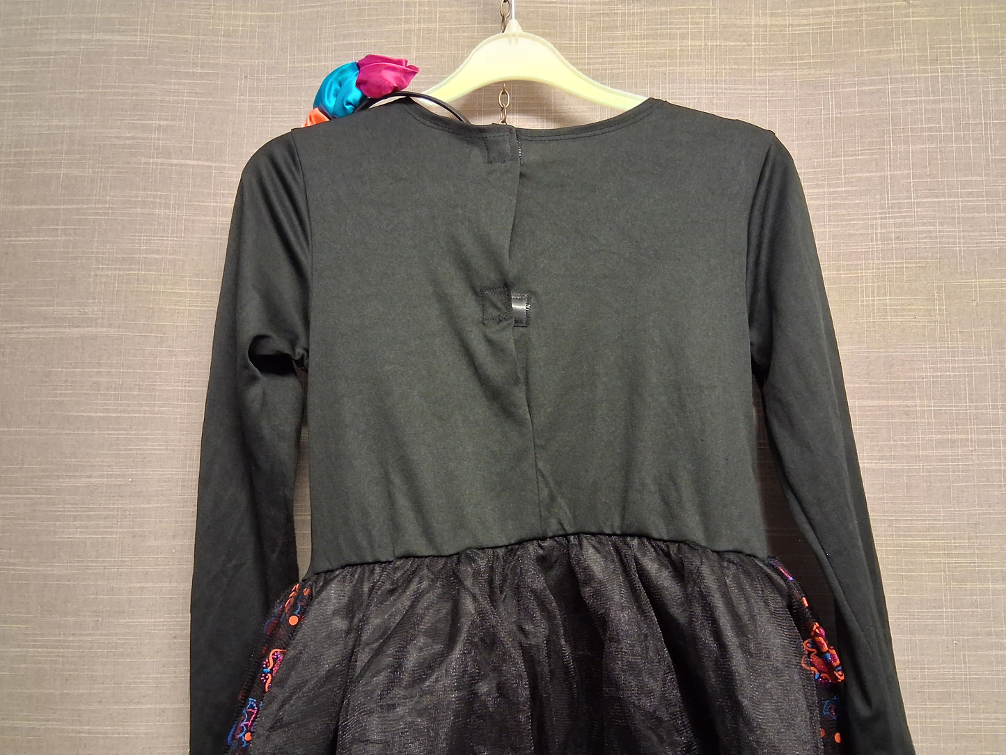 Matalan Girls Halloween Costume Day of the Dead With Headband Age 11-12 Years