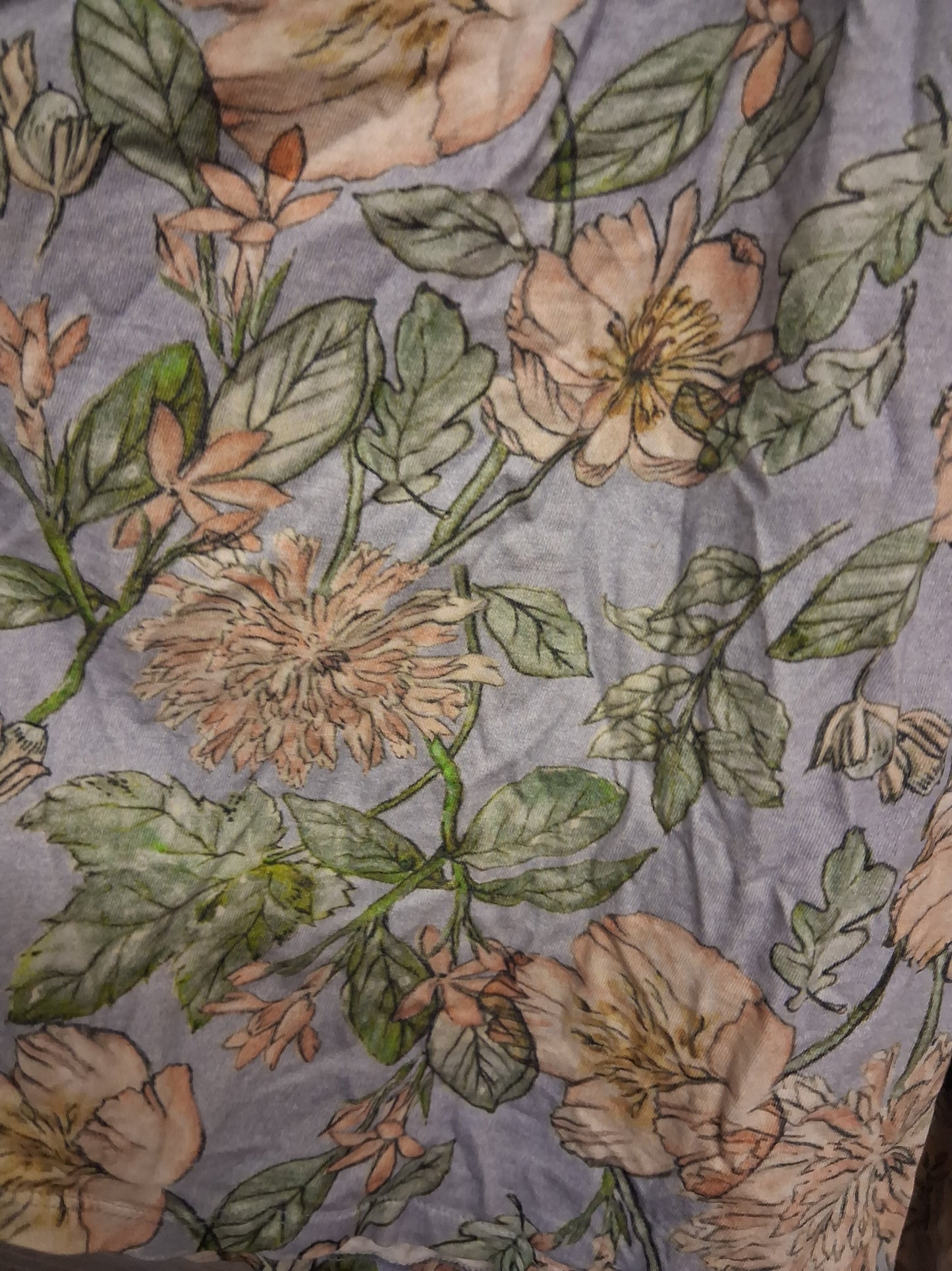 Next Girls Blue Floral Short Sleeve Jersey Dress Age 6-7 Years