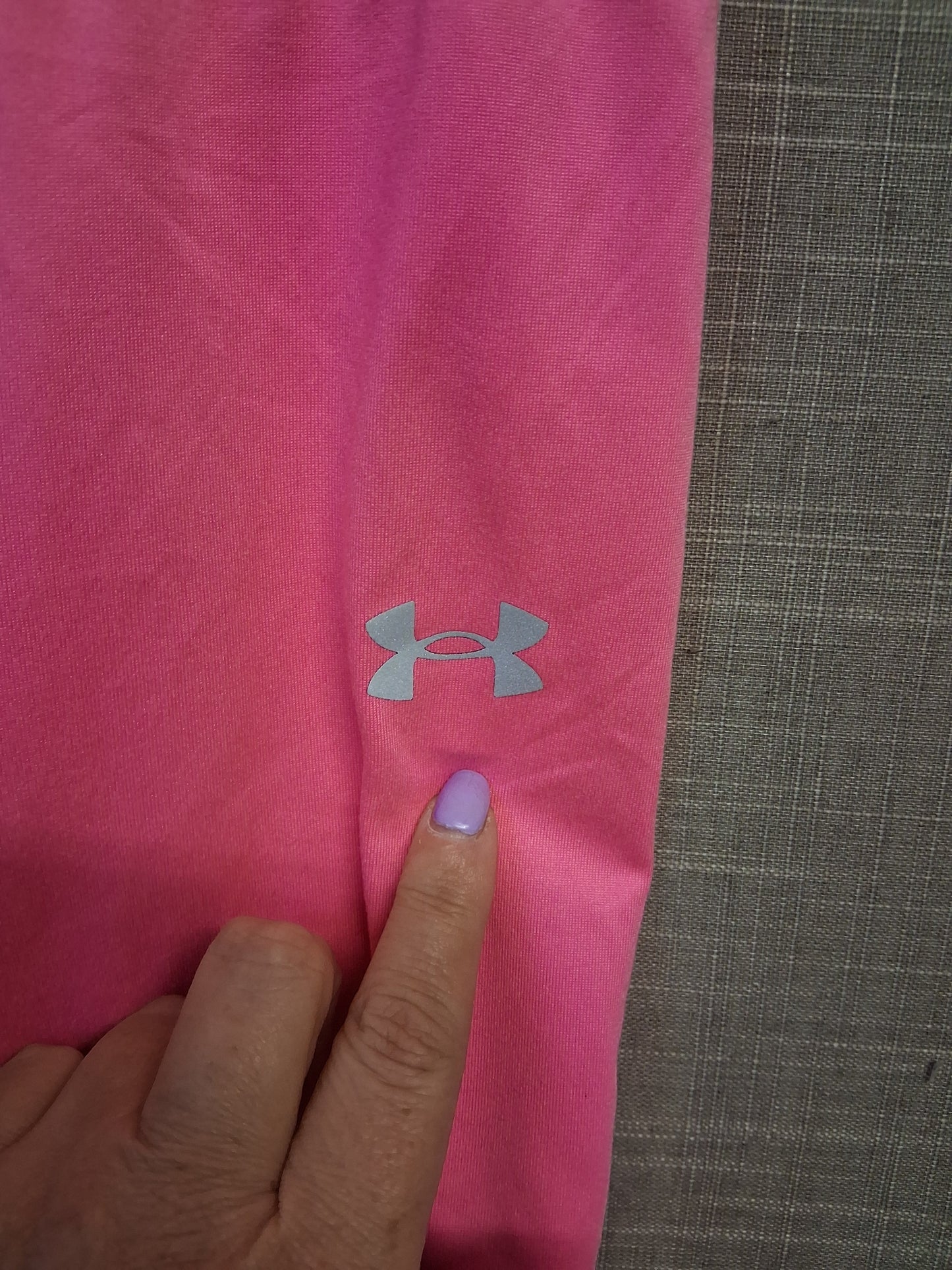 Under Armour Pink Jersey Cycle Shorts Age 5-6 Years