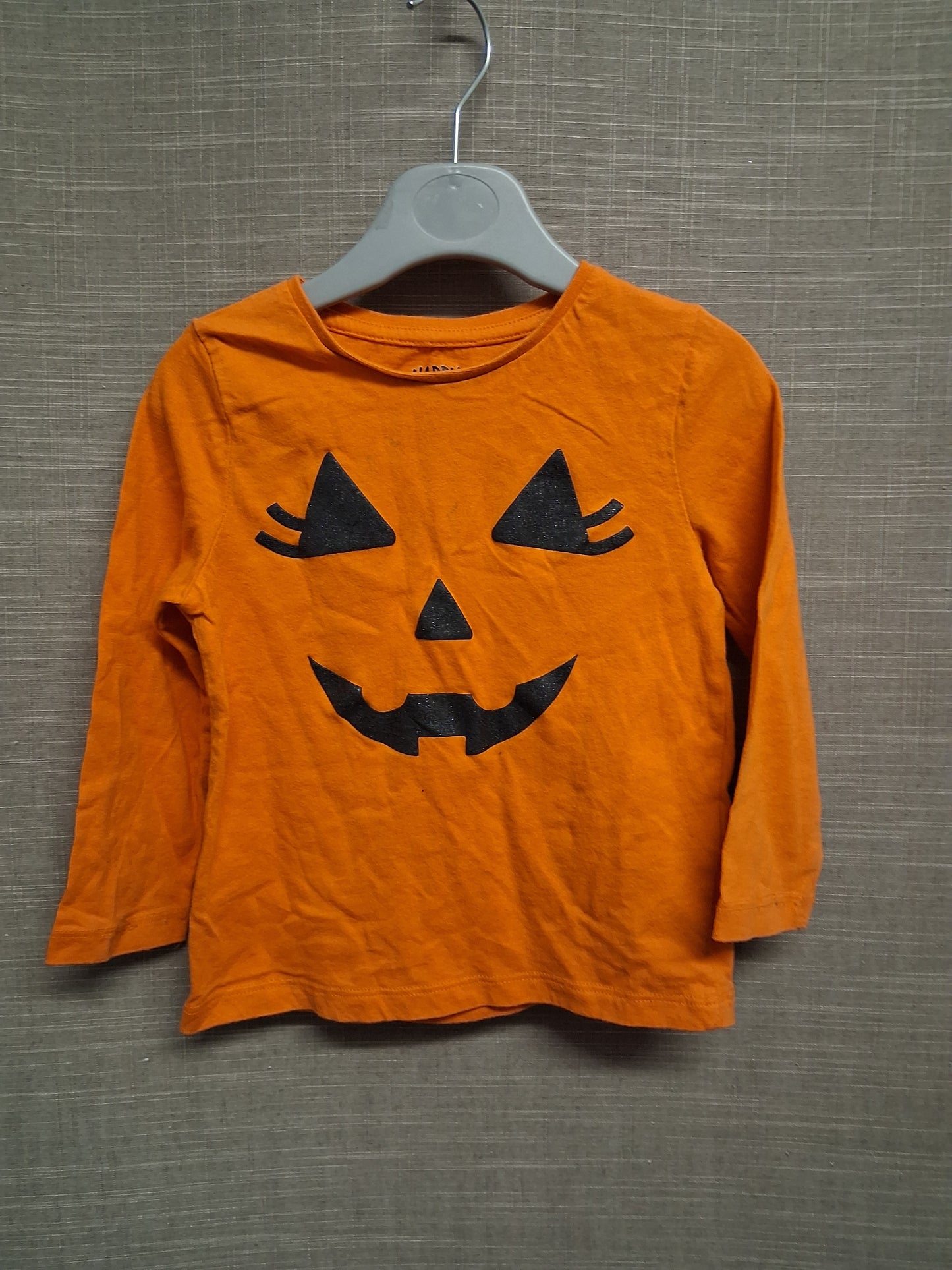 F&F Halloween Theme Orange Long Sleeve T-Shirt Age 18-24 Months