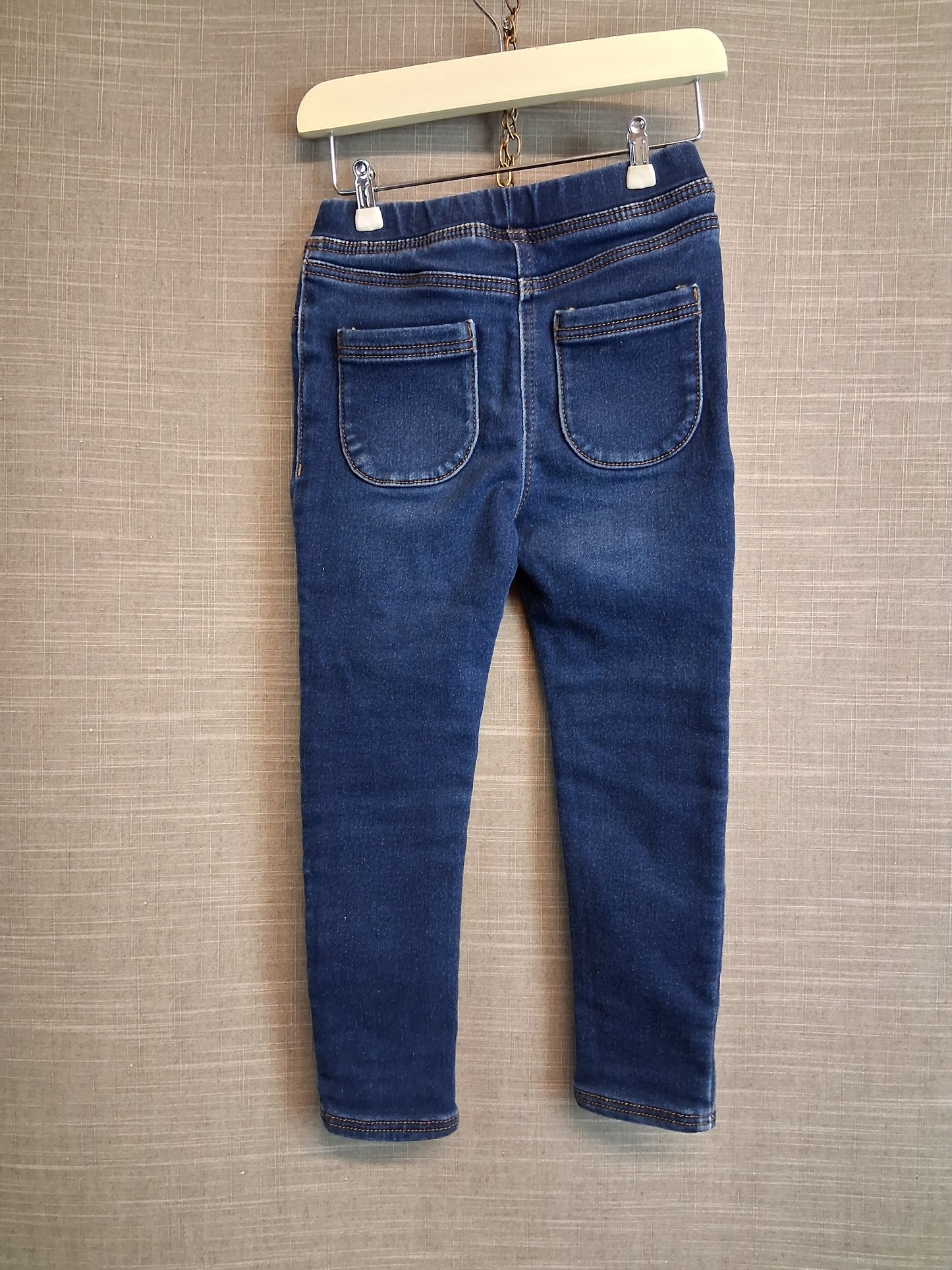 Nutmeg Girls Blue Denim Jeggings Stretch Age 3-4 Years