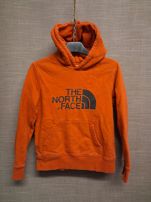 The North Face Hoodie Orange/Red Sweater Age 6-7 Years (S)