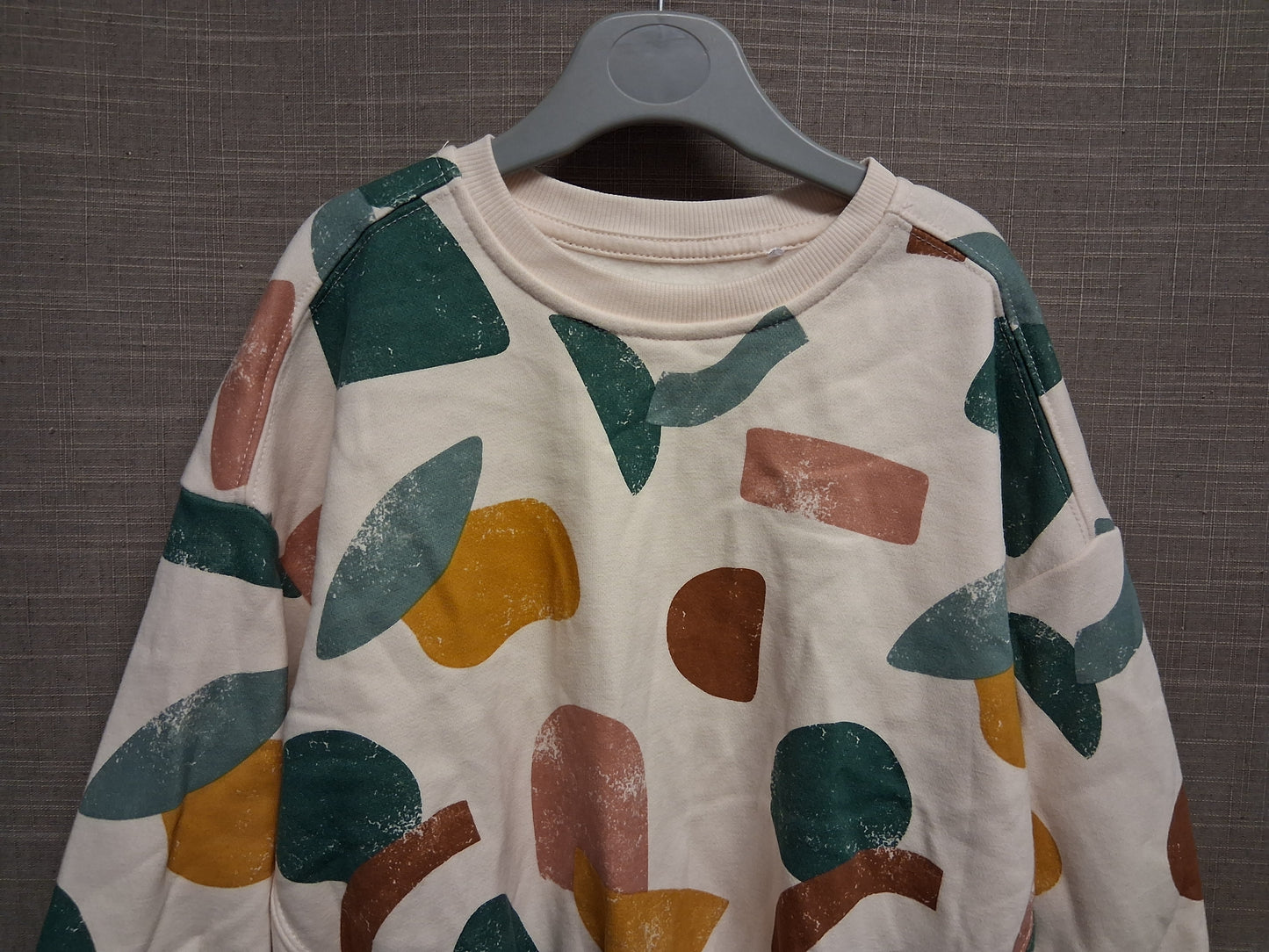 George Boys Beige Shape Print Sweater Age 3-4 Years
