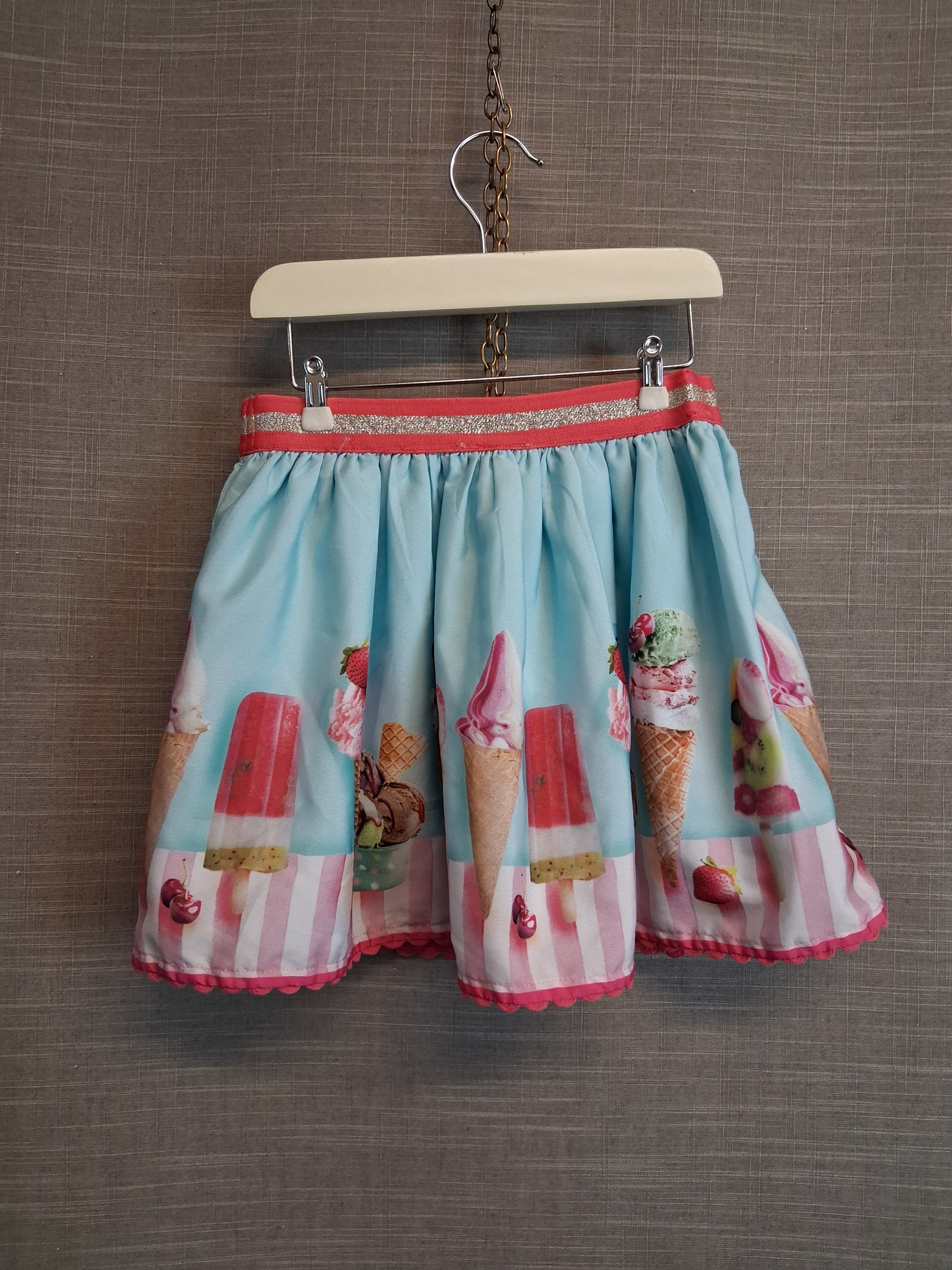 Monsoon Ice Cream Lined Skirt Multicolour Age 3-4 years