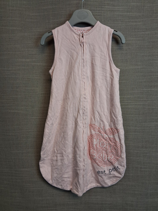 Cool Club Girls Sleeping Bag Age 0-3 Months 1.5 Tog Pink Full Zip