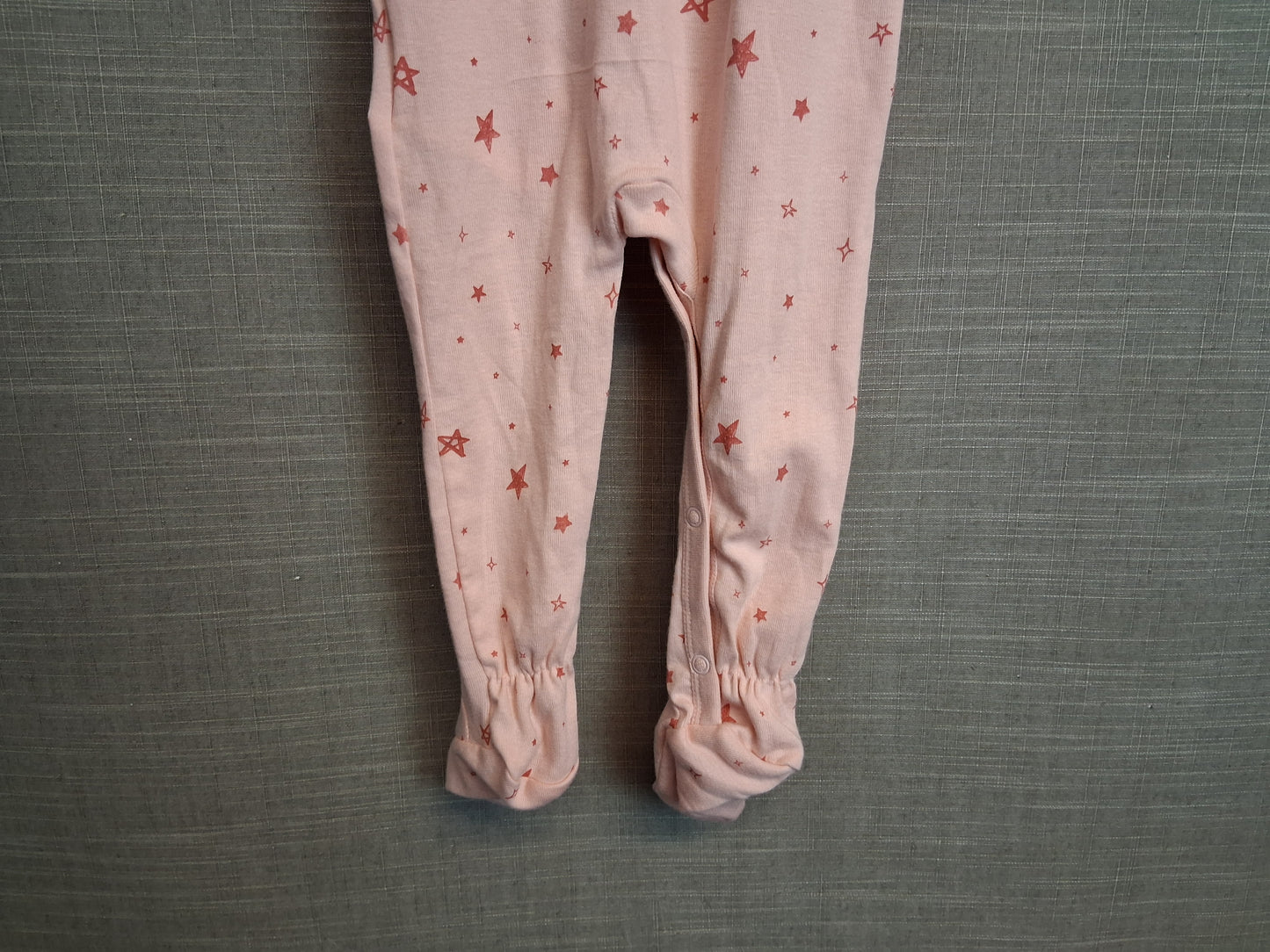 Luliput Sleepsuit Pink Star Print Age 6-9 Months