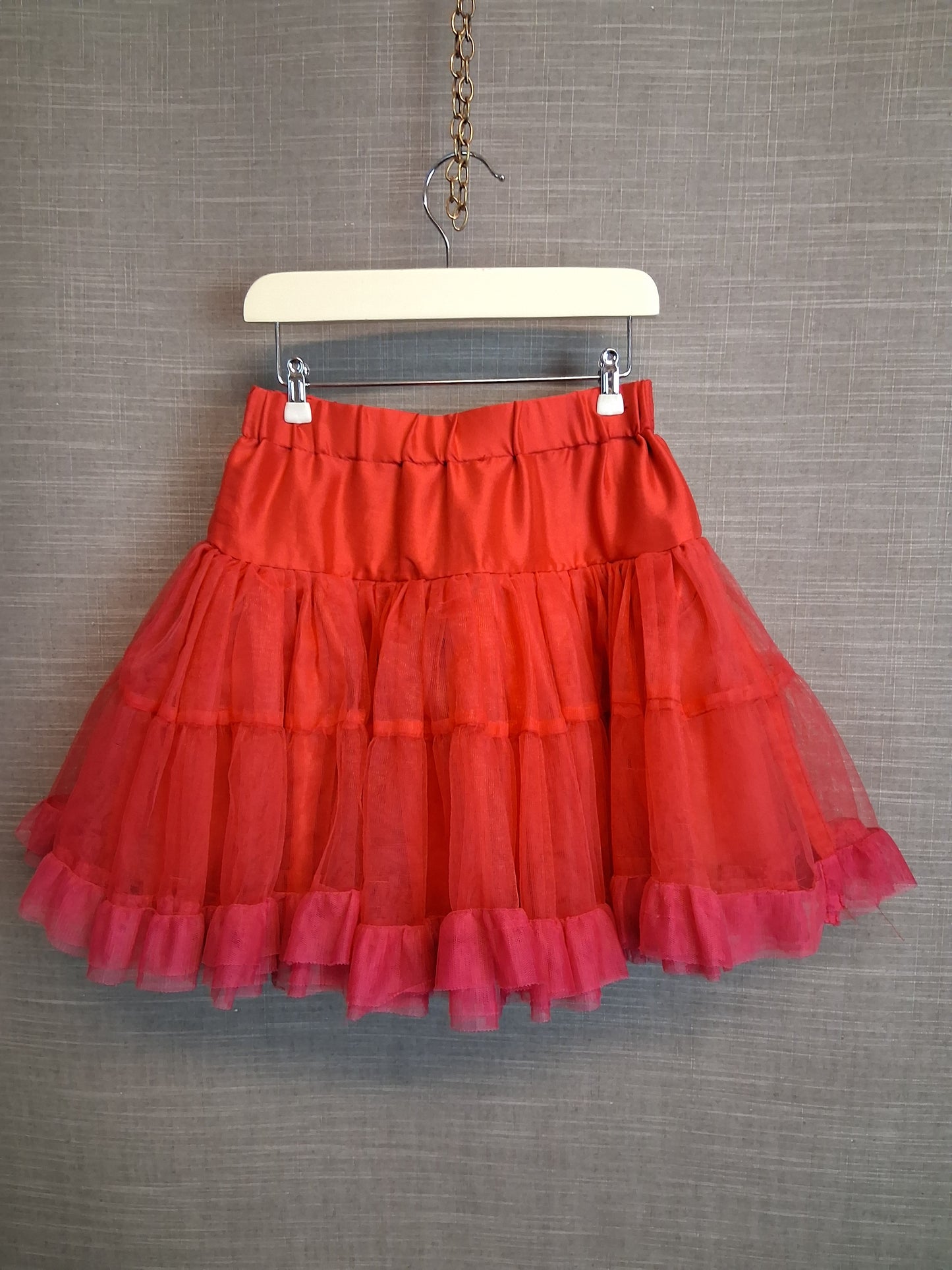 Matalan Girls Red Tutu RaRa Skirt Age 6-7 Years
