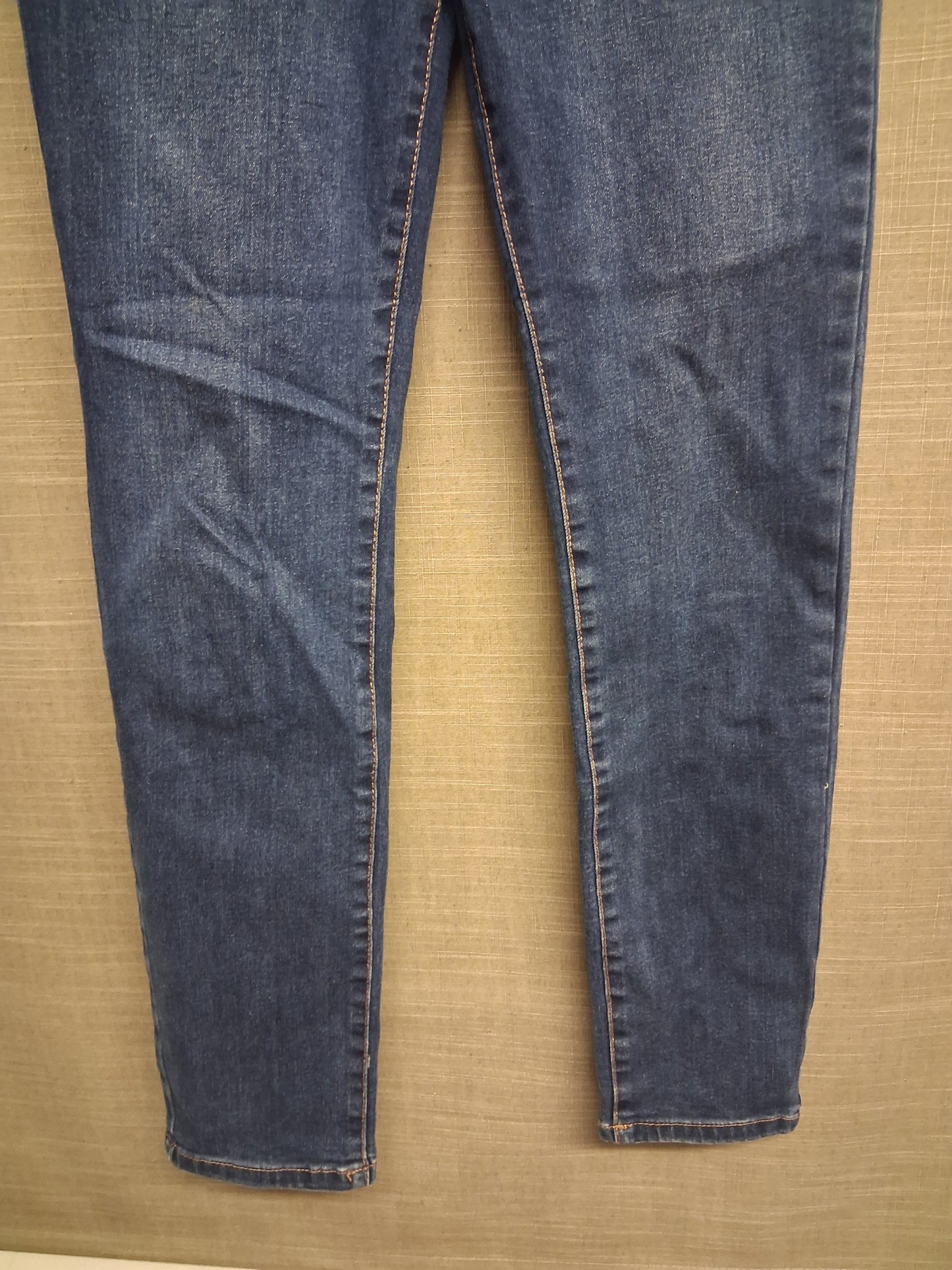Primark Boys Blue Denim Skinny Jeans Age 14-15 Years Adjustable Waist