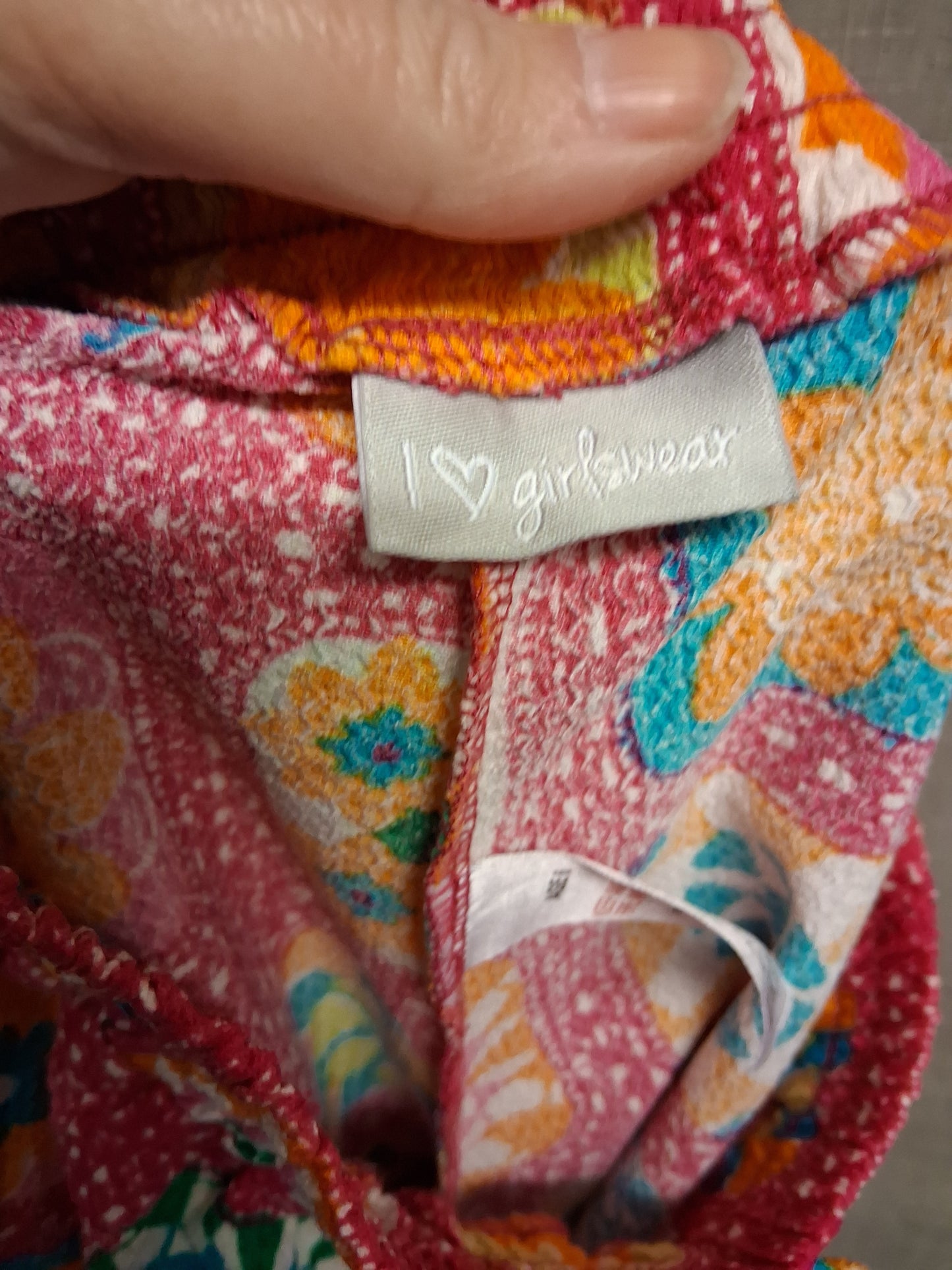 Matalan Girls Multicolour Floral Patchwork Shorts Age 6 Years
