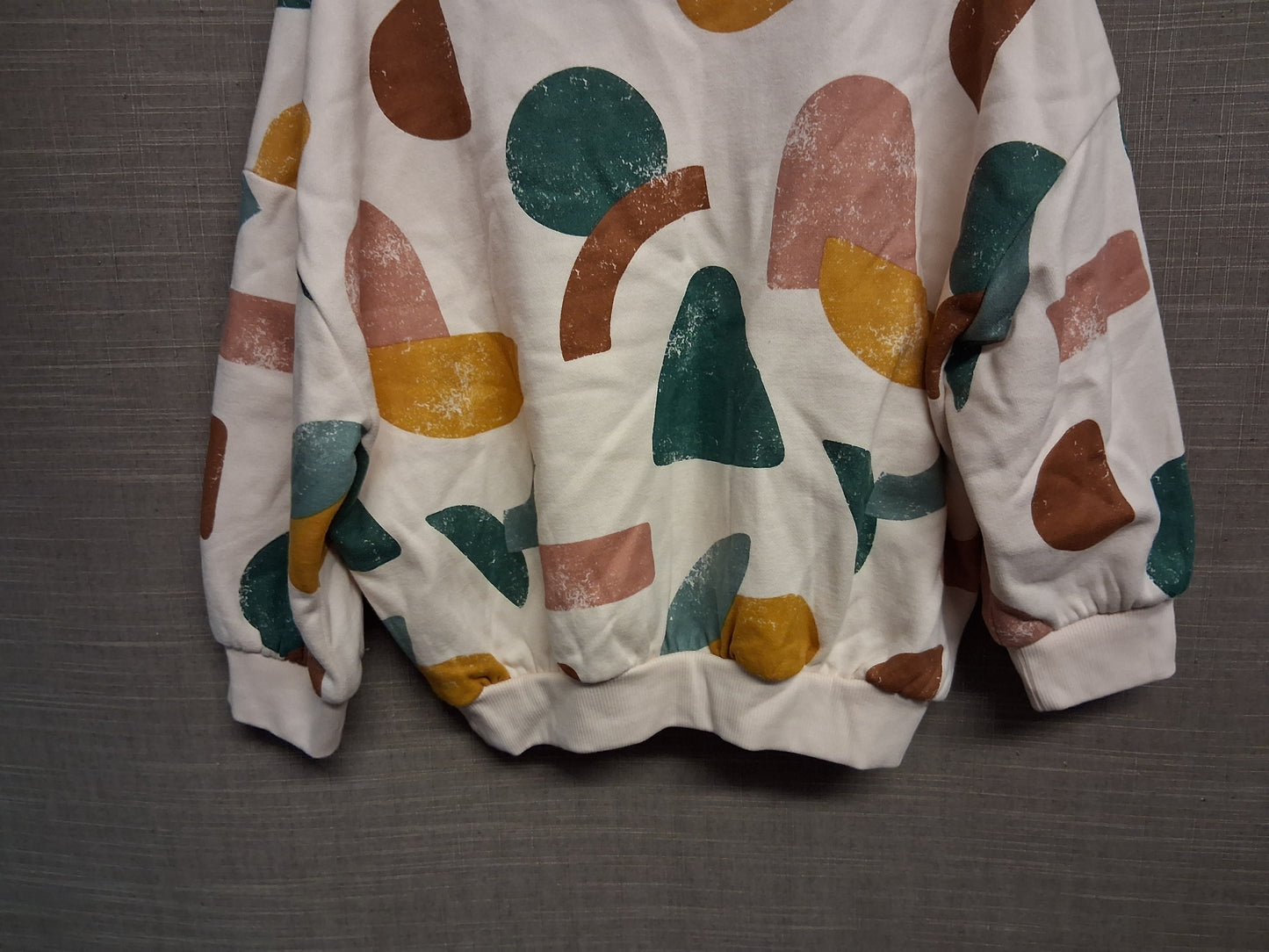 George Boys Beige Shape Print Sweater Age 3-4 Years