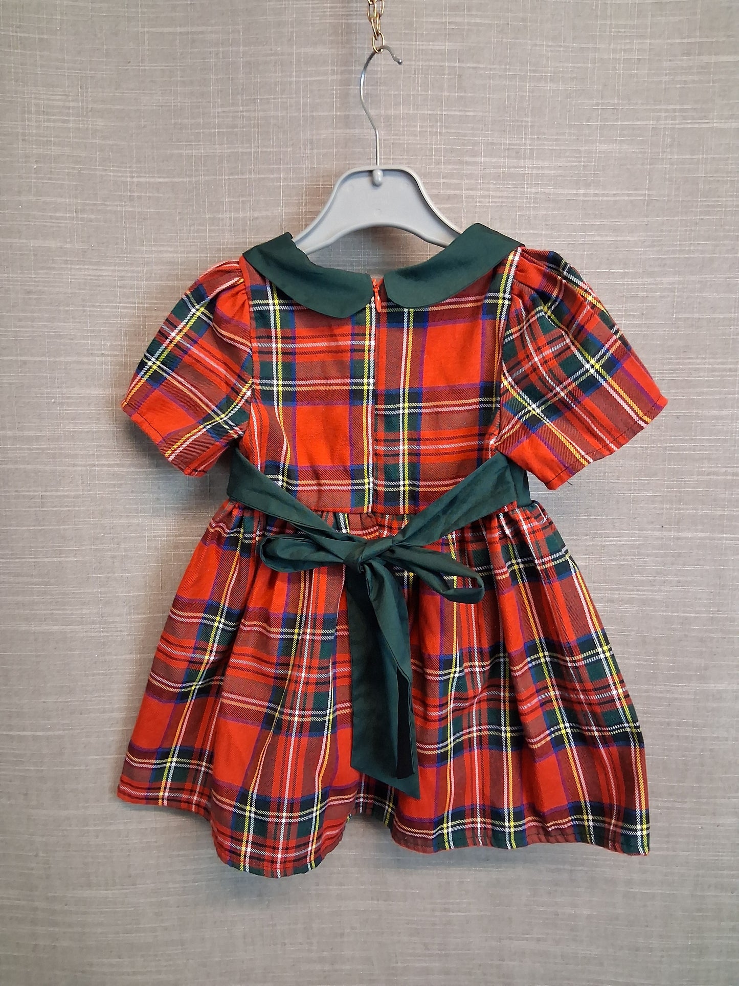 Shein Girls Red Tarten Dress Short Sleeve Age 18-24 Months