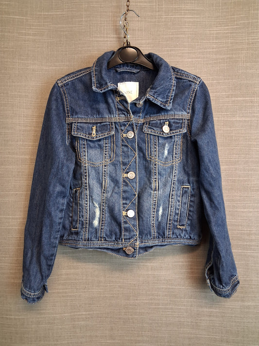 Next Girls Blue Denim Jacket Age 9 Years