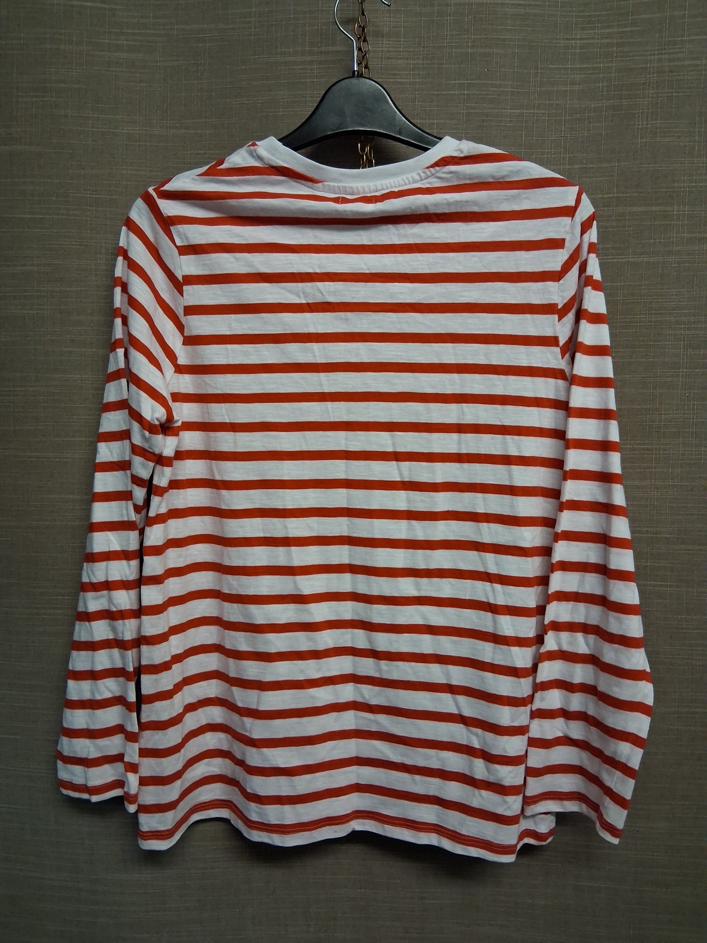 Next Girls Crew Neck Long Sleeve T-Shirt Red White Stripe Age 15 Years