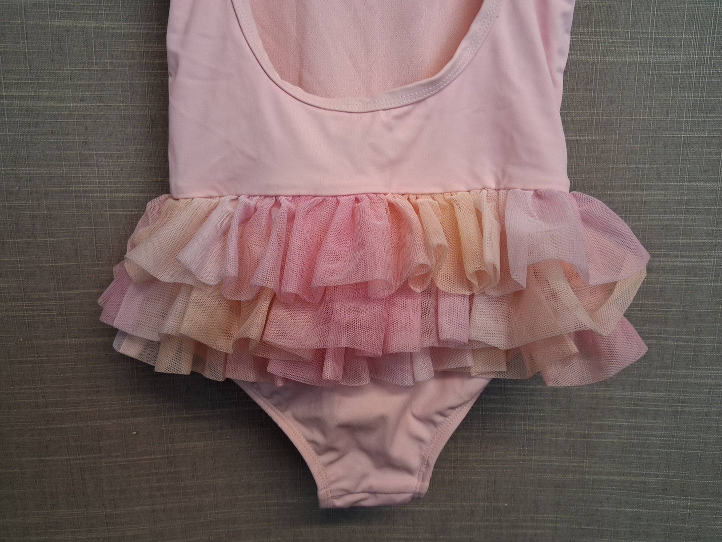Angels Face Girls Pink Ruffle Swimsuit One Piece Age 5-6 Years
