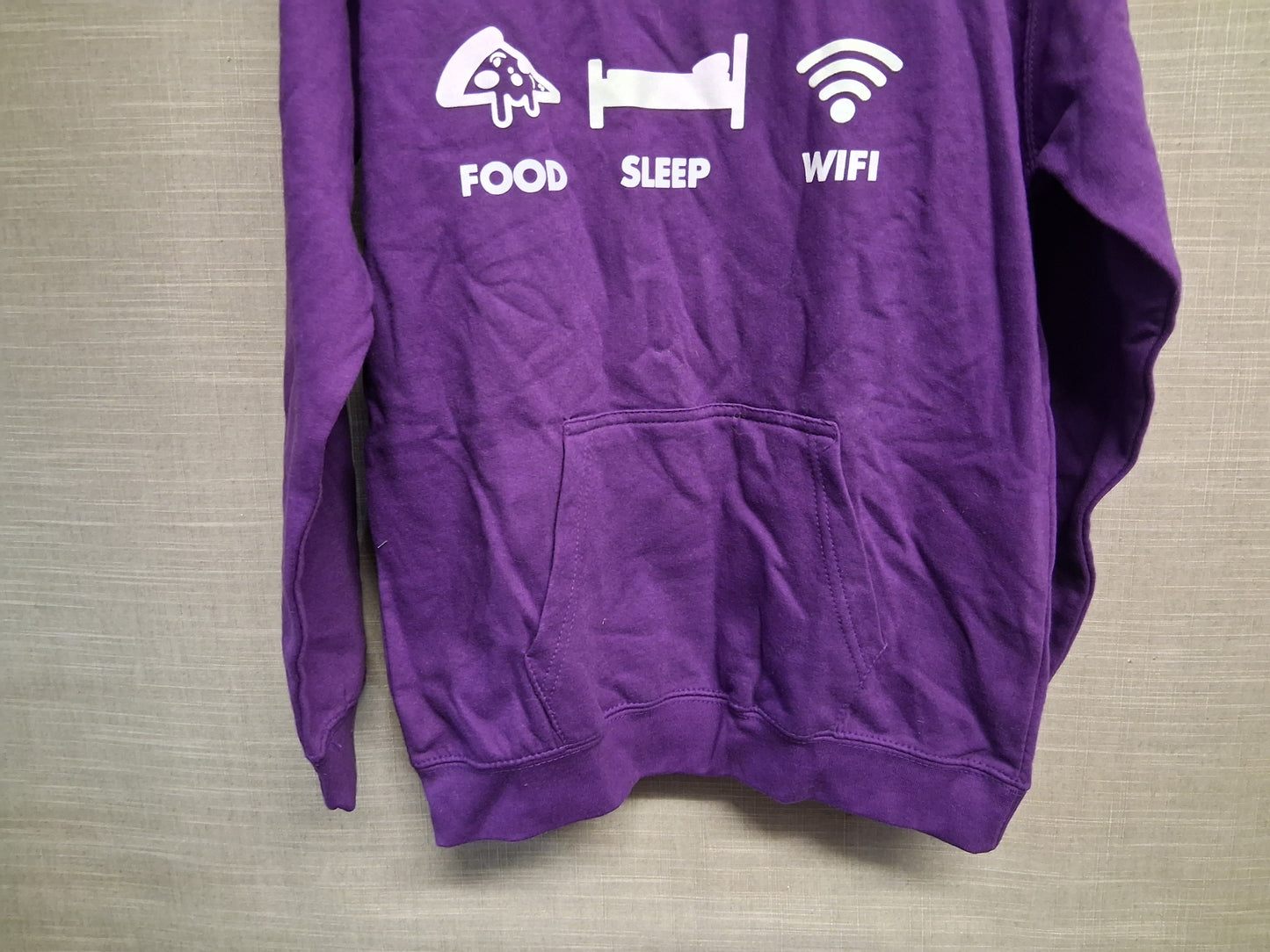 Hot Scamp 'All I Need In Life' Purple Hoodie Age 12-13 Years New