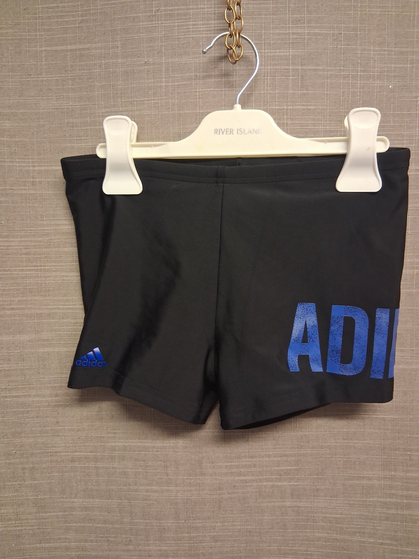 Adidas Boys Lineage Swim Boxers Black Age 9-10 Years
