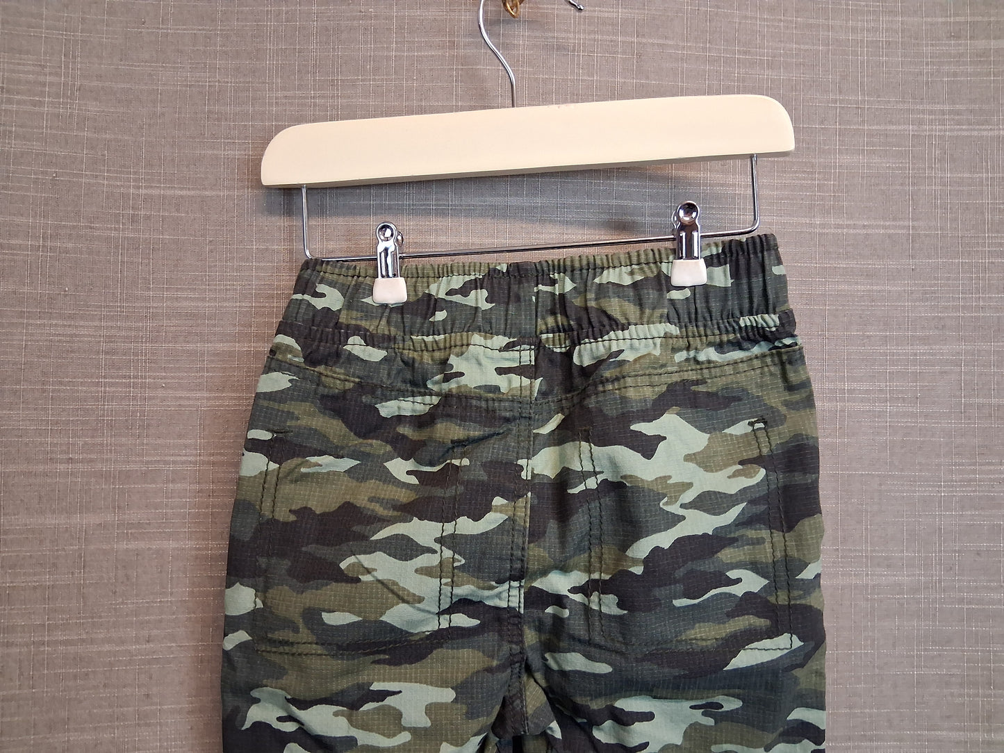 Nutmeg Boys Green Camouflage Cargo Trousers Age 9-12 Months
