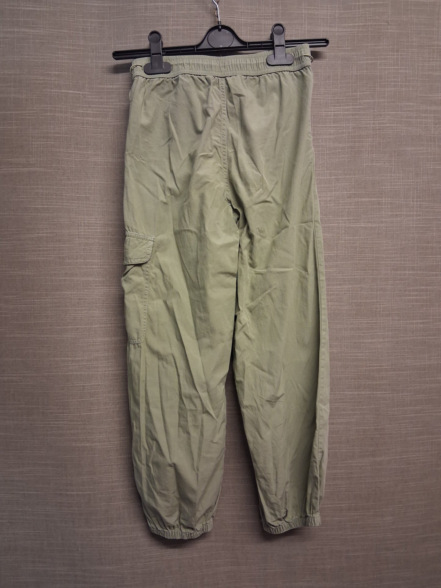 John Lewis Boys Khaki Green Cargo Chinos Age 10 Years