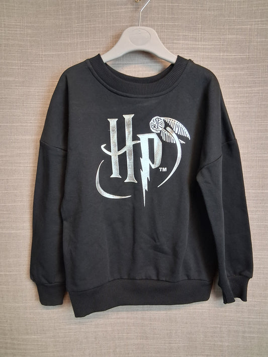 George Harry Potter Jumper Pullover Black Age 5-6 Years