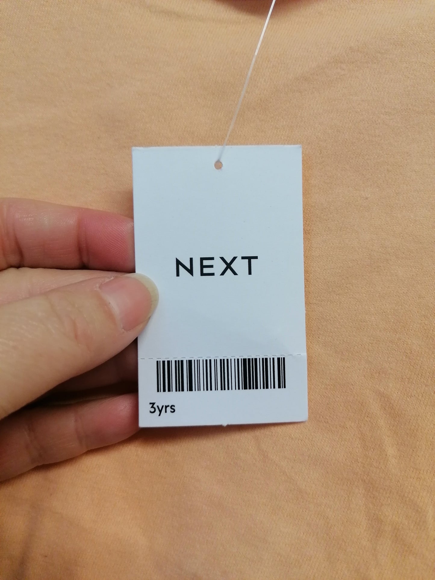 Next Boys Light Orange T-Shirt Age 3 Years New