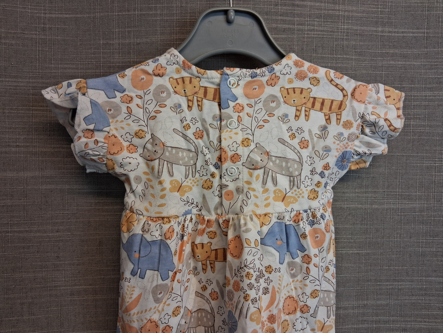 George Girls Multicolour Cat T-Shirt Dress Age 3-6 Months