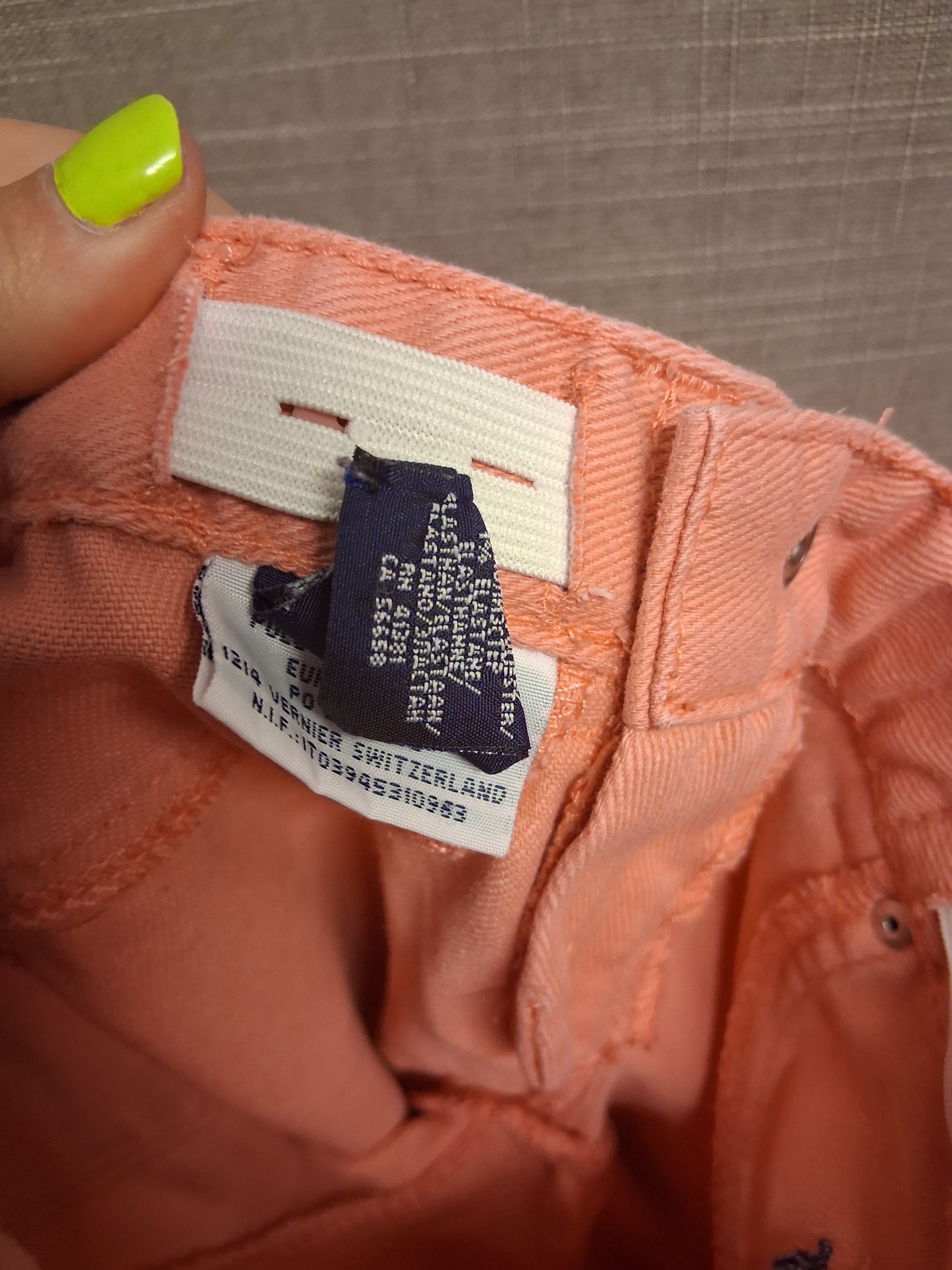 Ralph Lauren Peach Denim Skinny Jeans Age 2 Years