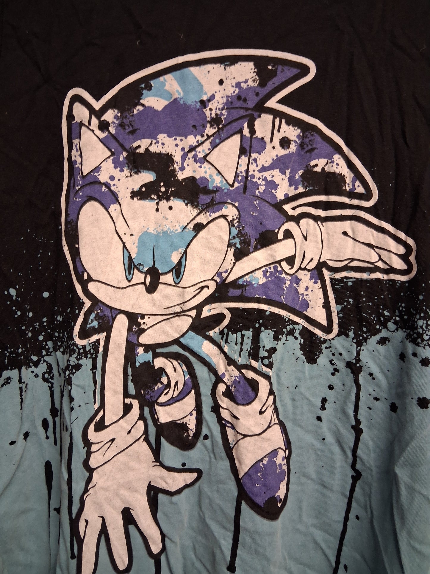 Next Boys Navy Blue Sonic The Hedgehog T-Shirt Age 16 Years