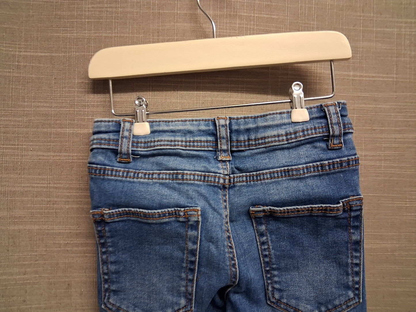 Primark Boys Skinny Denim Shorts Jorts Blue Age 2-3 Years