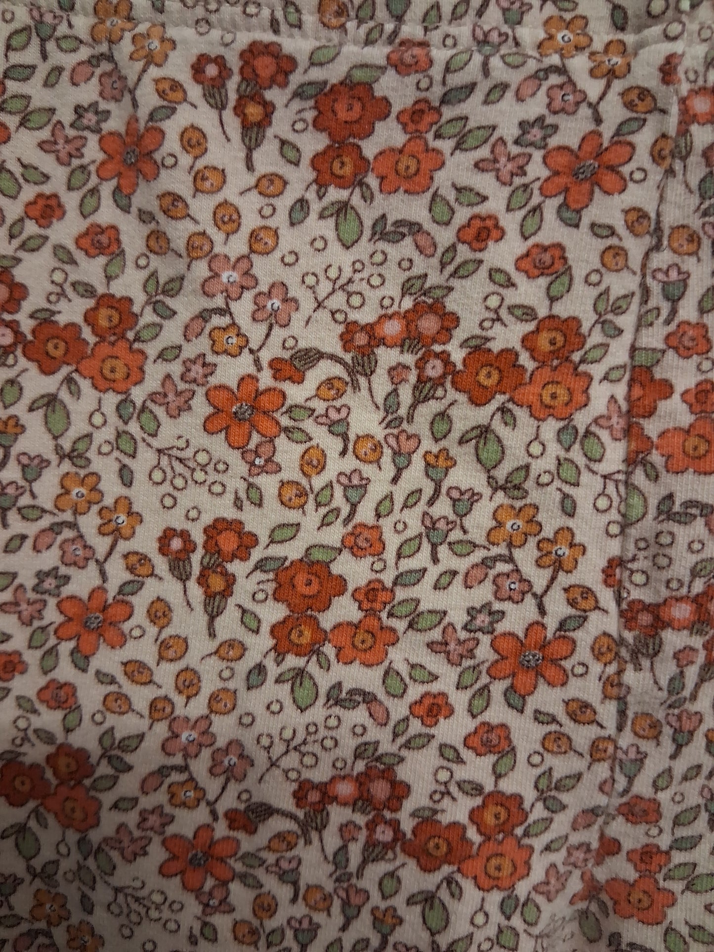 Next Girls Pink Floral Leggings Jersey Age 2-3 Years