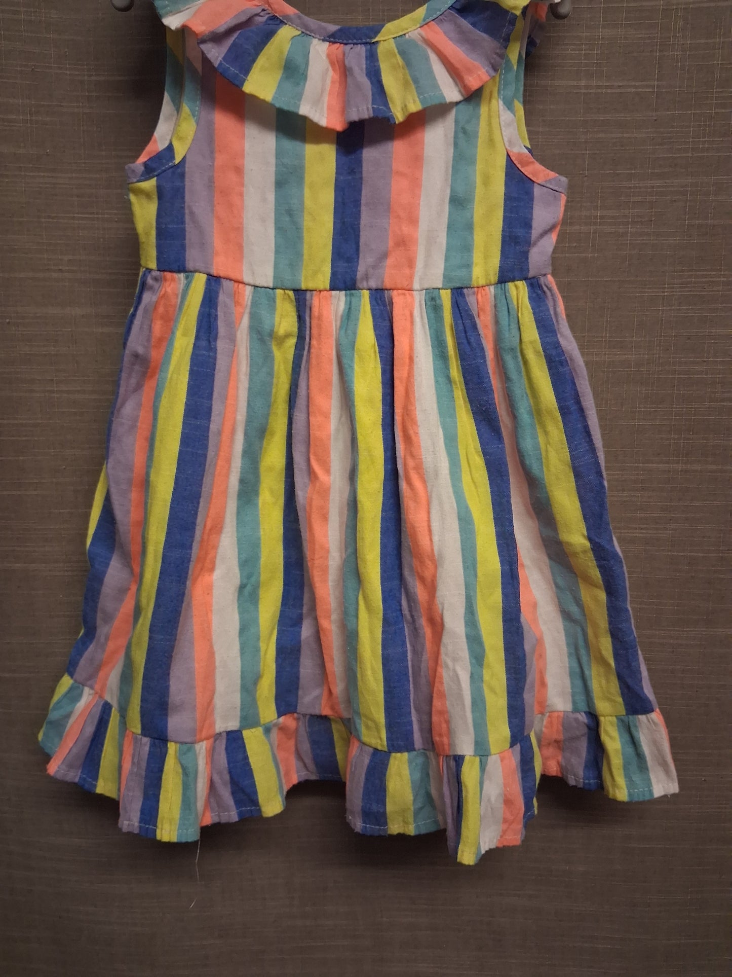 Next Girls Multicolour Sleeveless Lined Dress Age 4-5 Years