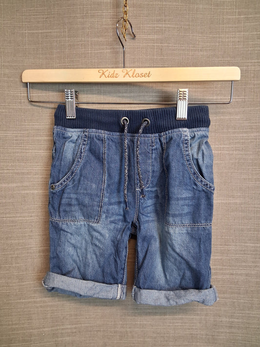 TU Boys Blue Denim Shorts Age 4-5 Years