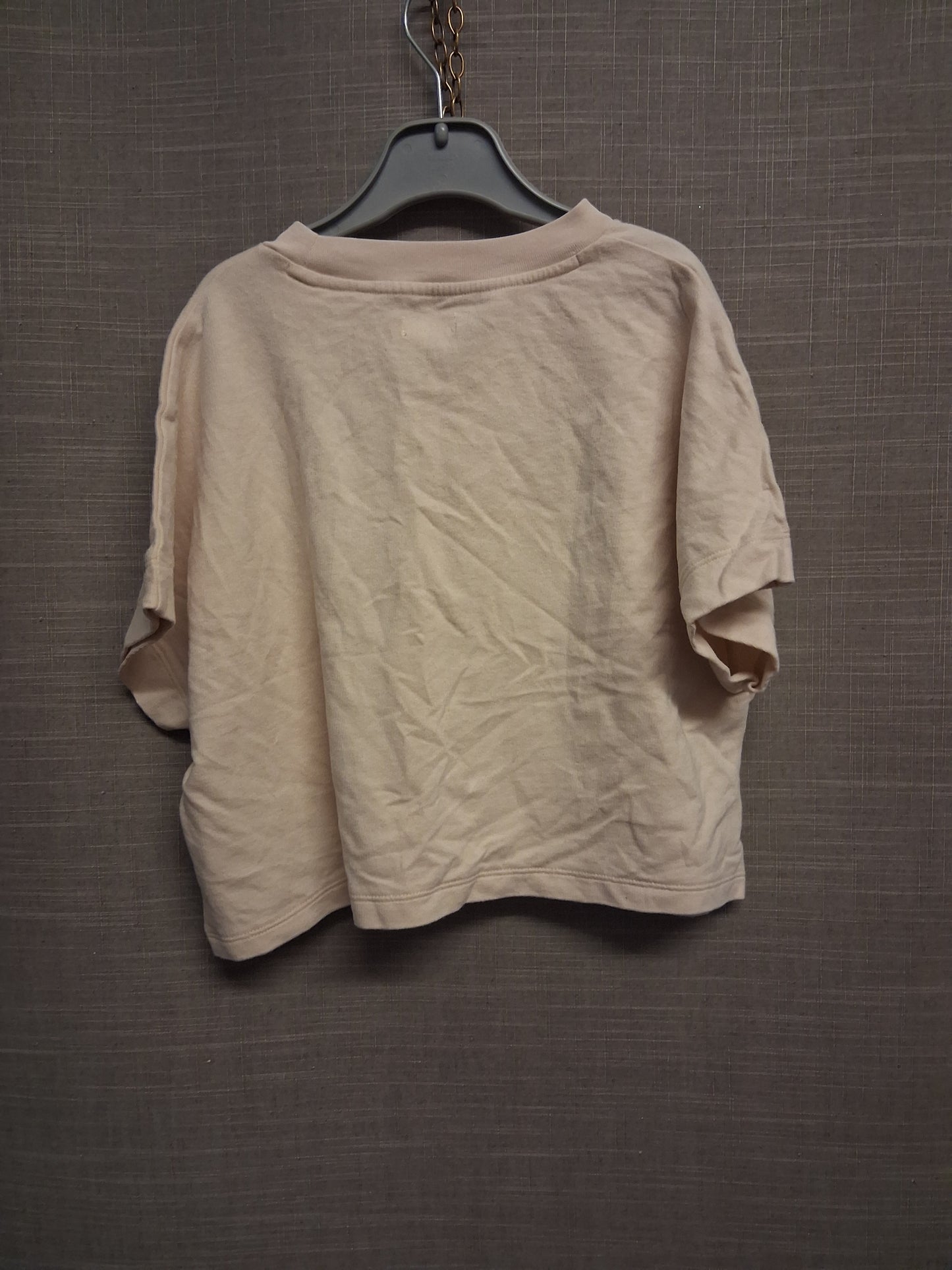 Next Girls Beige 3D Bow Short Sleeve T-Shirt Age 8 Years