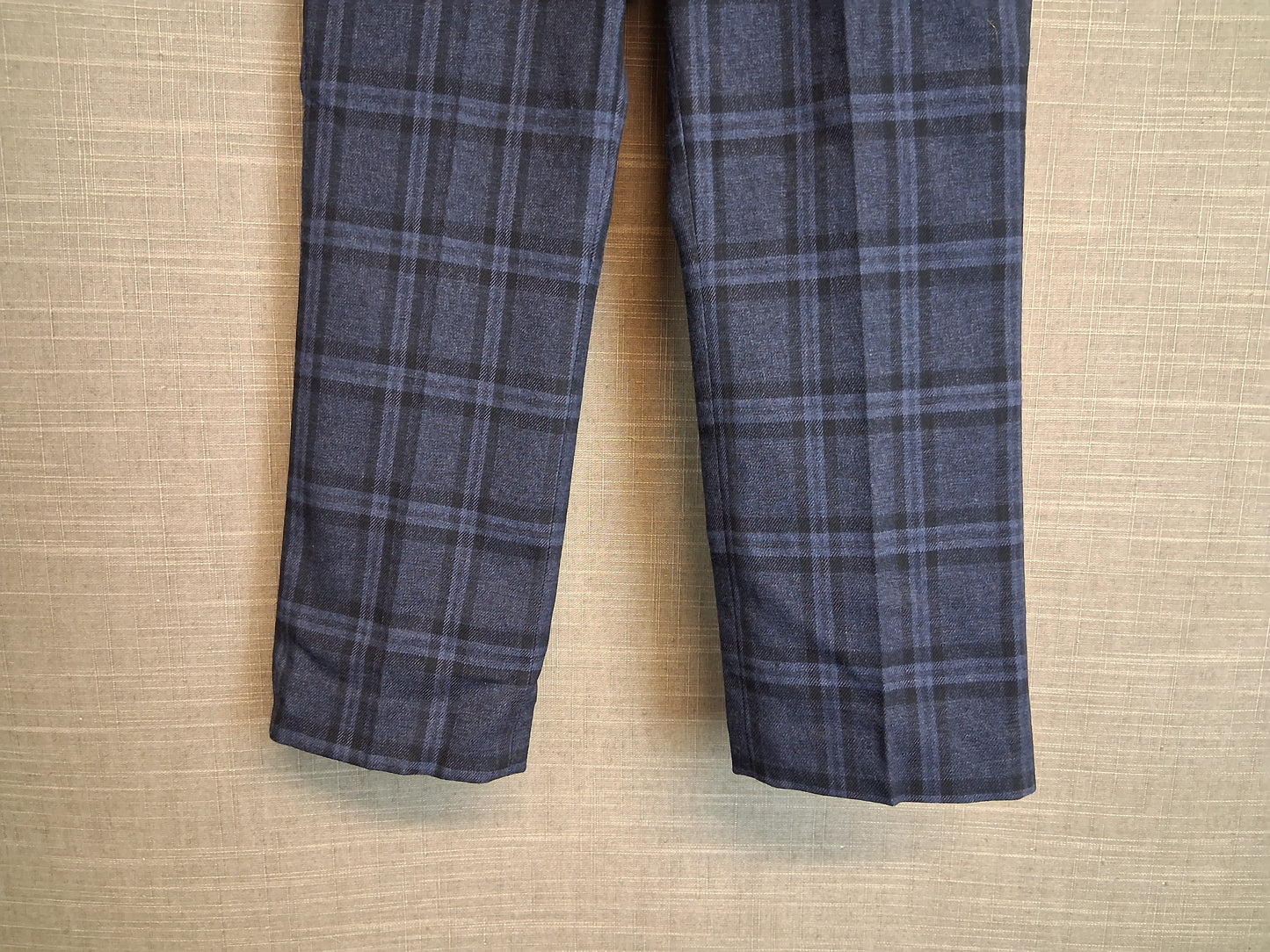 Next Boys Blue Check Smart Trousers Age 5 Years