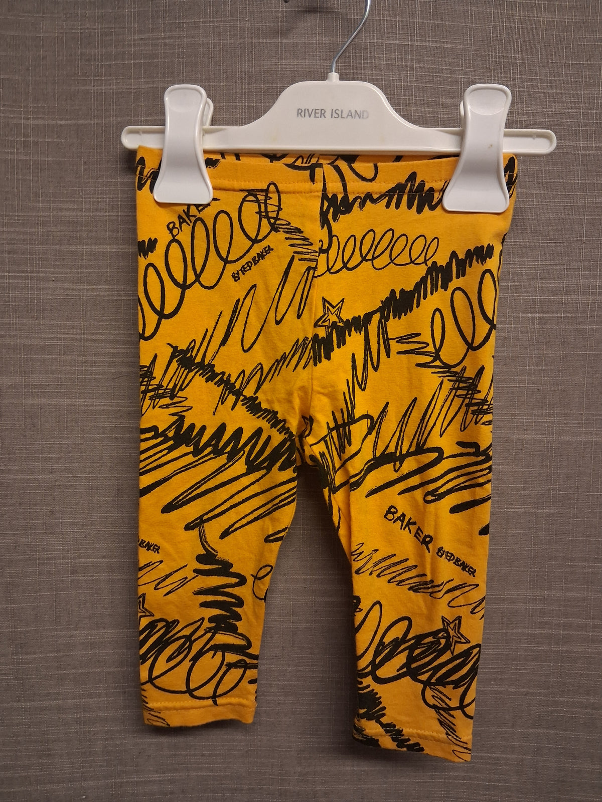 Ted Baker Boys Yellow Leggings Joggers Age 6-9 Months
