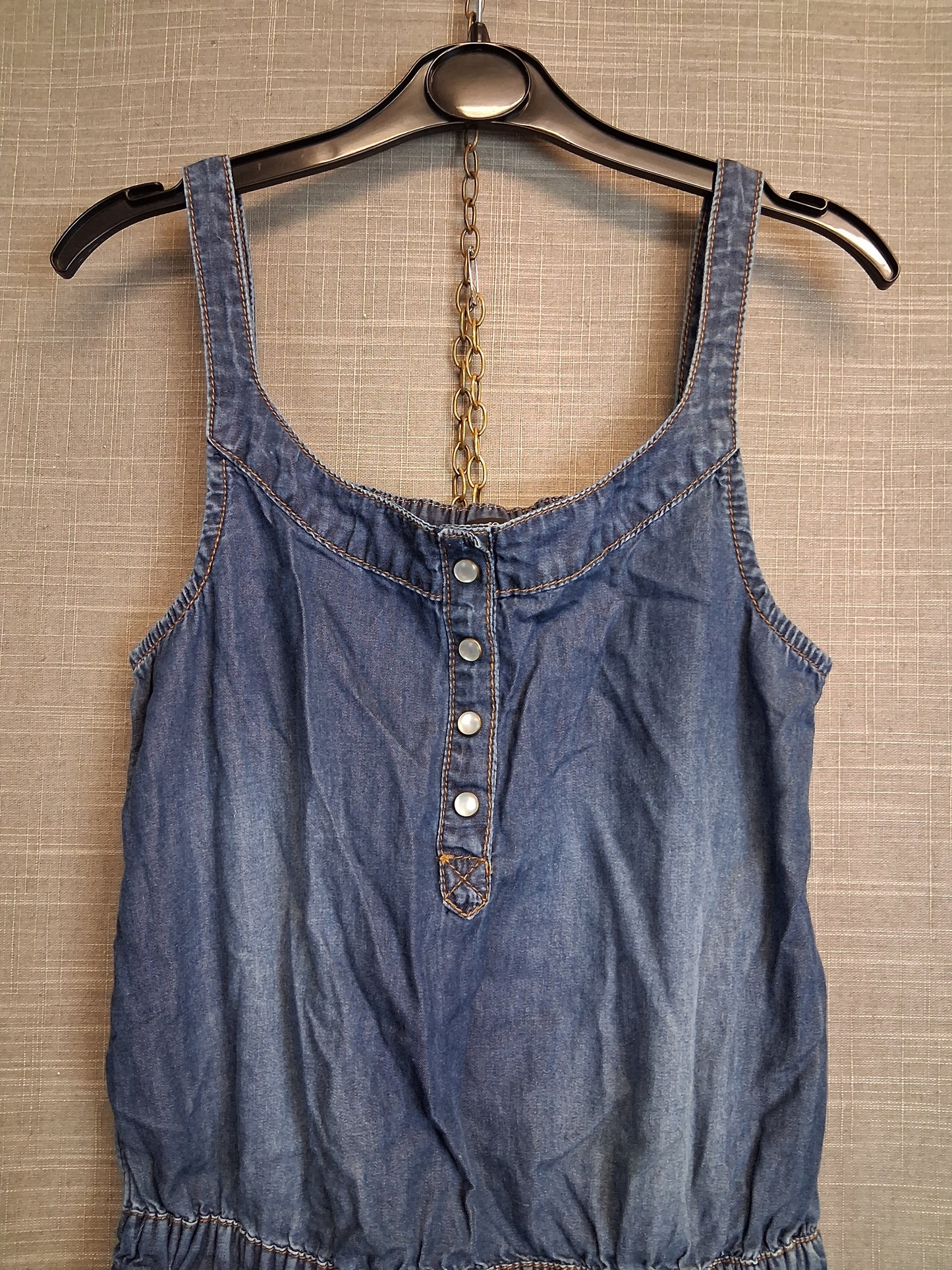 George Girls Denim Playsuit Age 10-11 Years