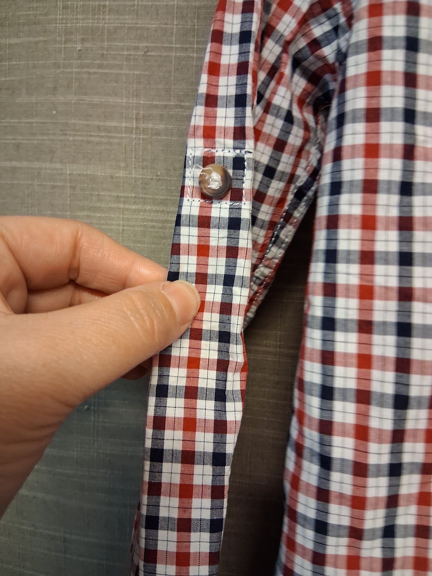 Next Boys Long Sleeve Check Shirt Age 5-6 Years
