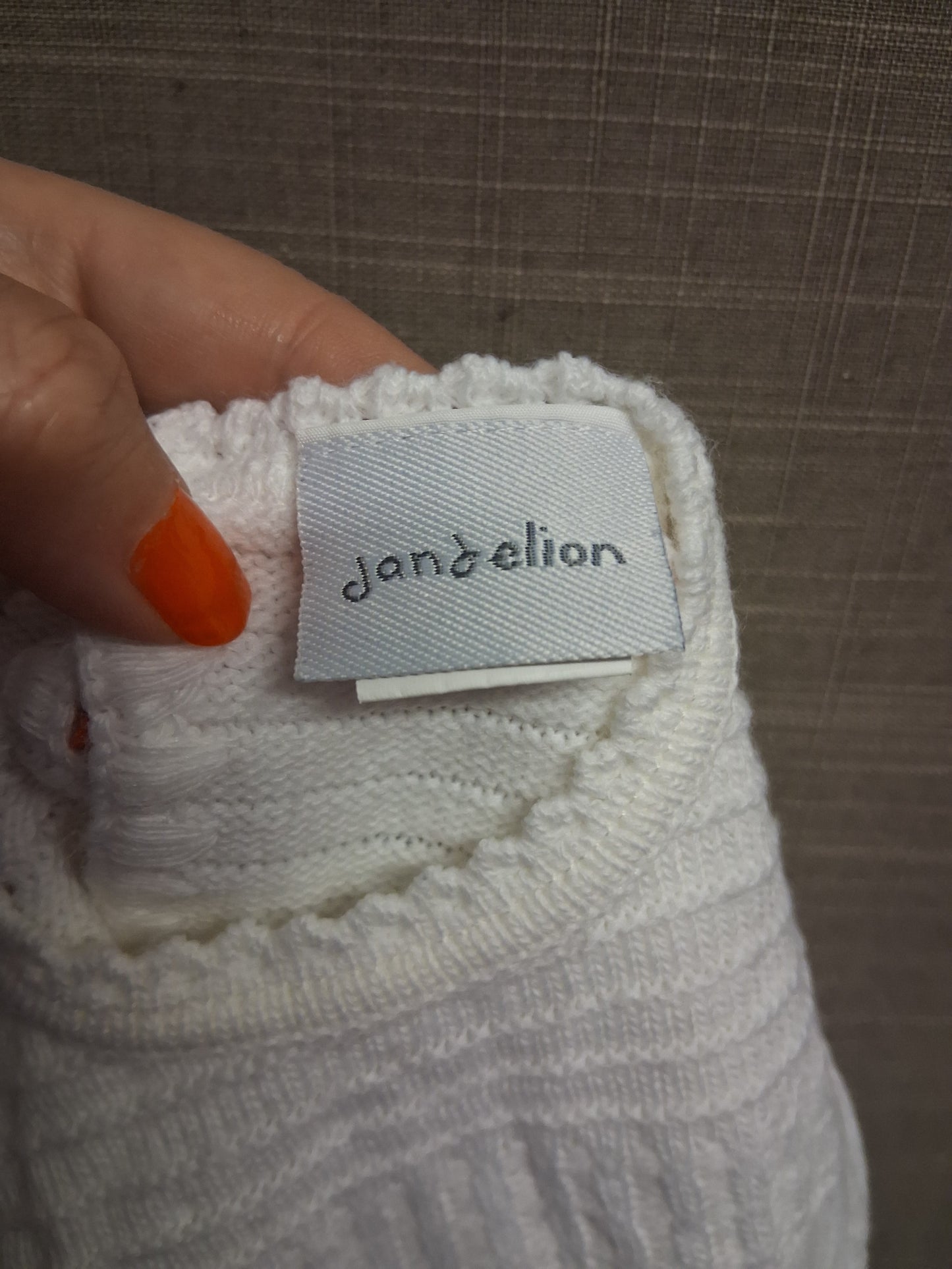Dandelion White Button Back Jumper Sweater Age Newborn