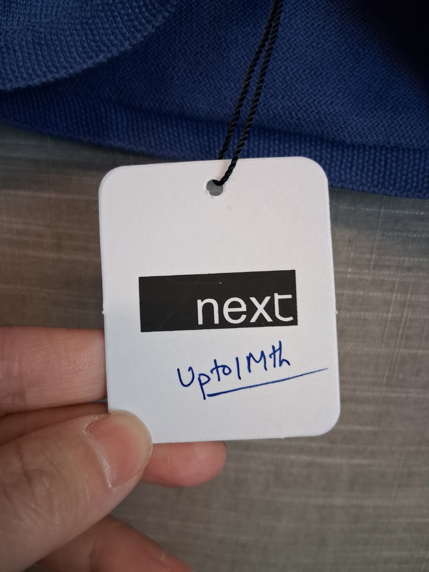 Next (Sample) Girls Blue Cropped Cardigan Age Newborn New