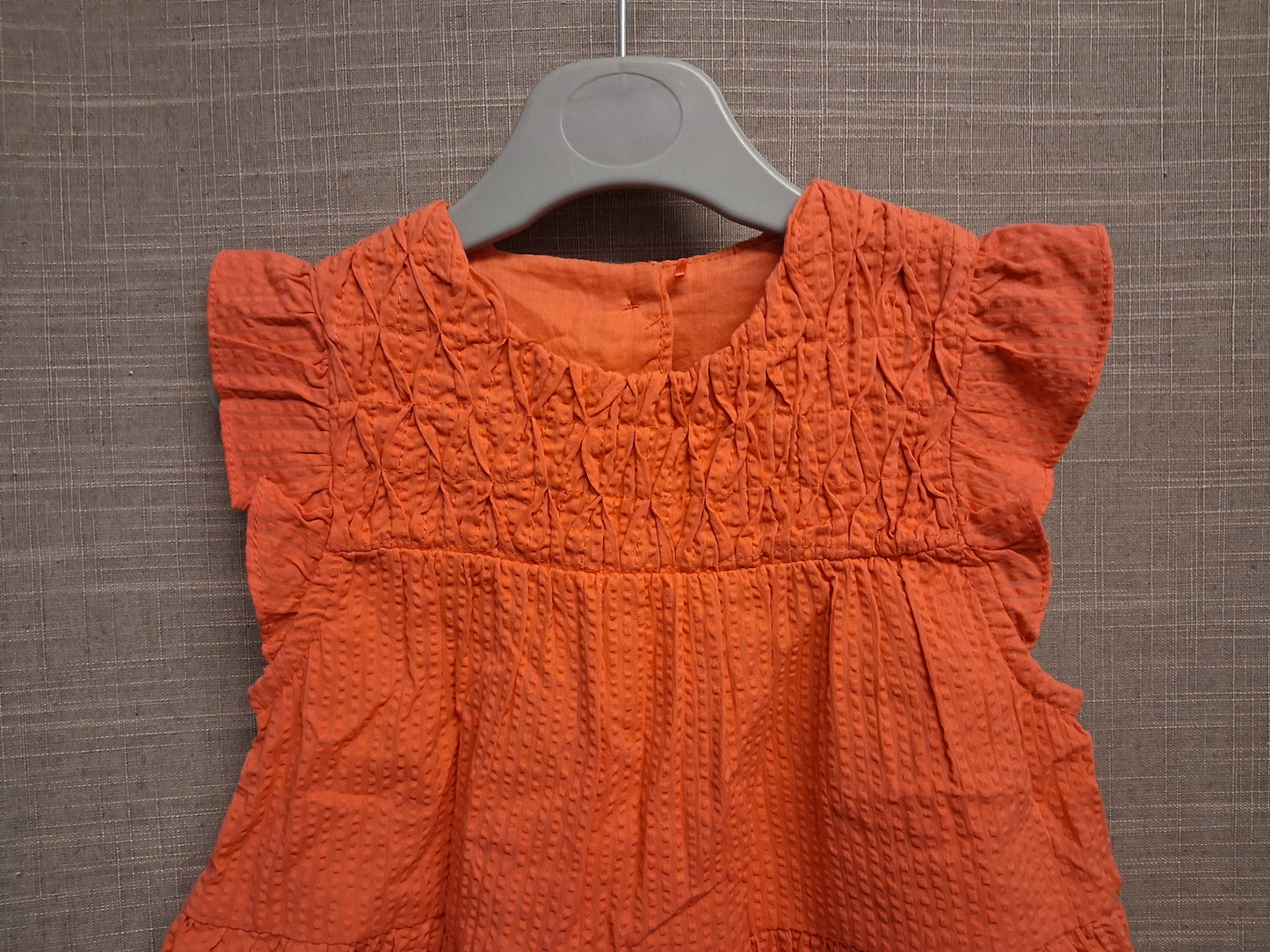 George Girls A Line Dress Coral Pink Sleeveless Age 2-3 Years
