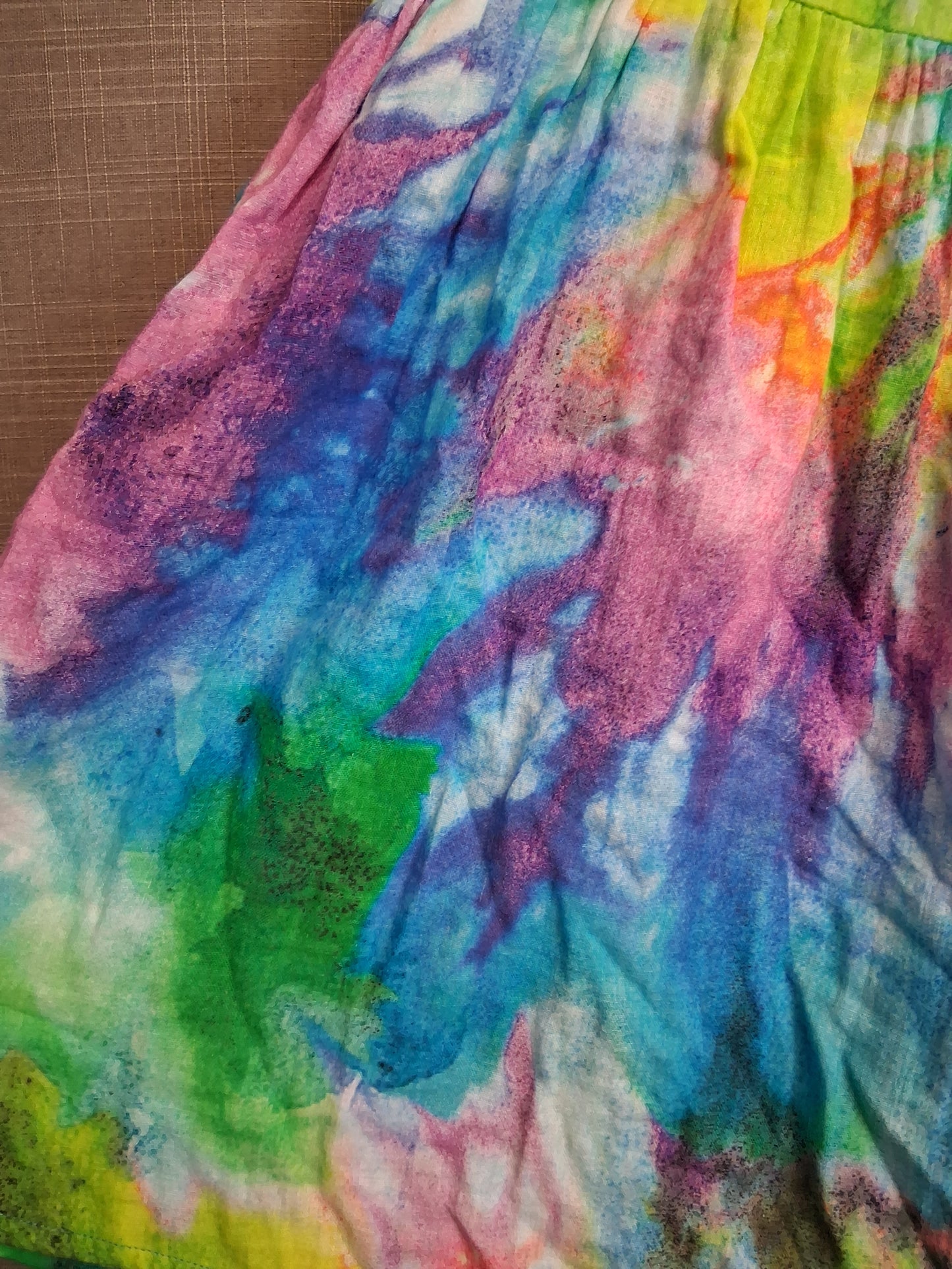 Next Girls Multicolour Tie Dye Sundress Age 7 Years