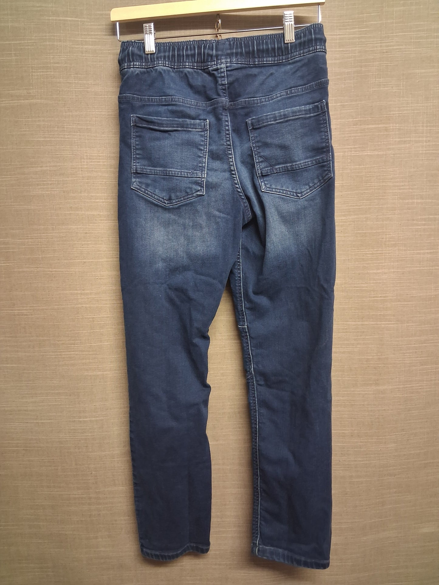 F&F Boys Blue Denim Jeans Age 14-15 Years Elastic Waist