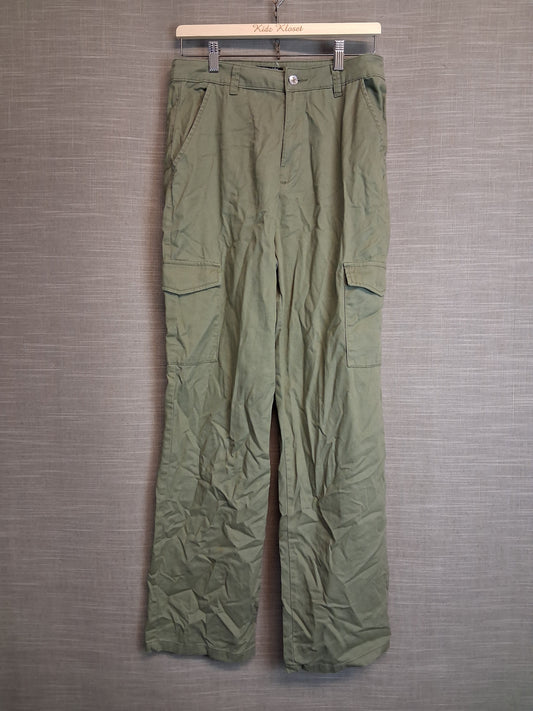 New Look Girls Cargo Trousers Khaki Green Age 15 Years
