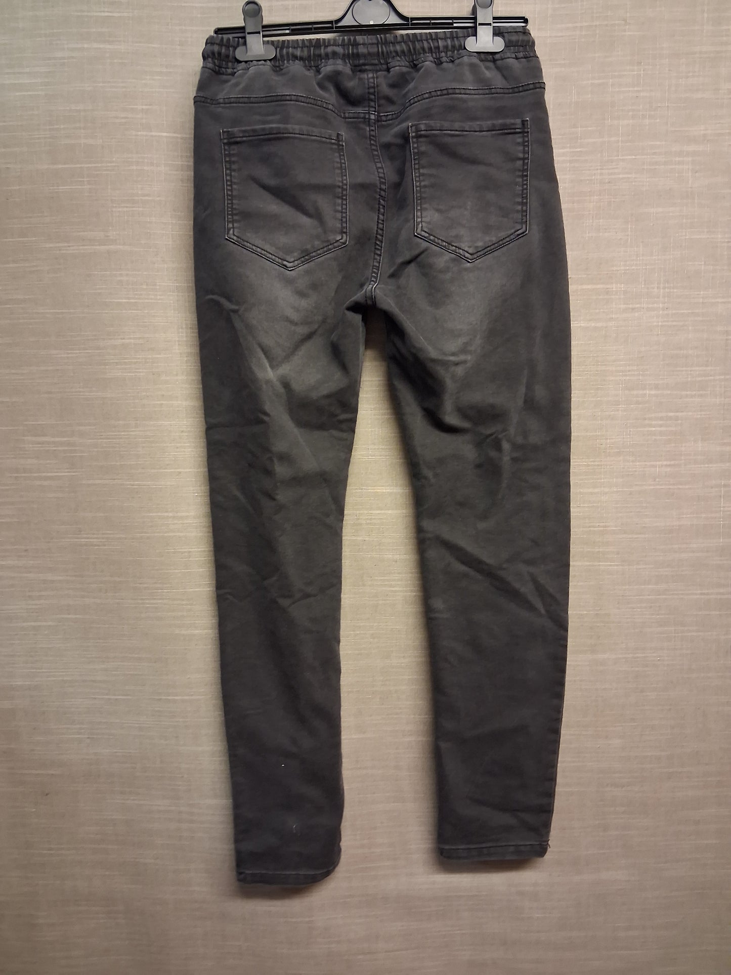 Next Boys Black Jeans Elastic Waist Age 16 Years