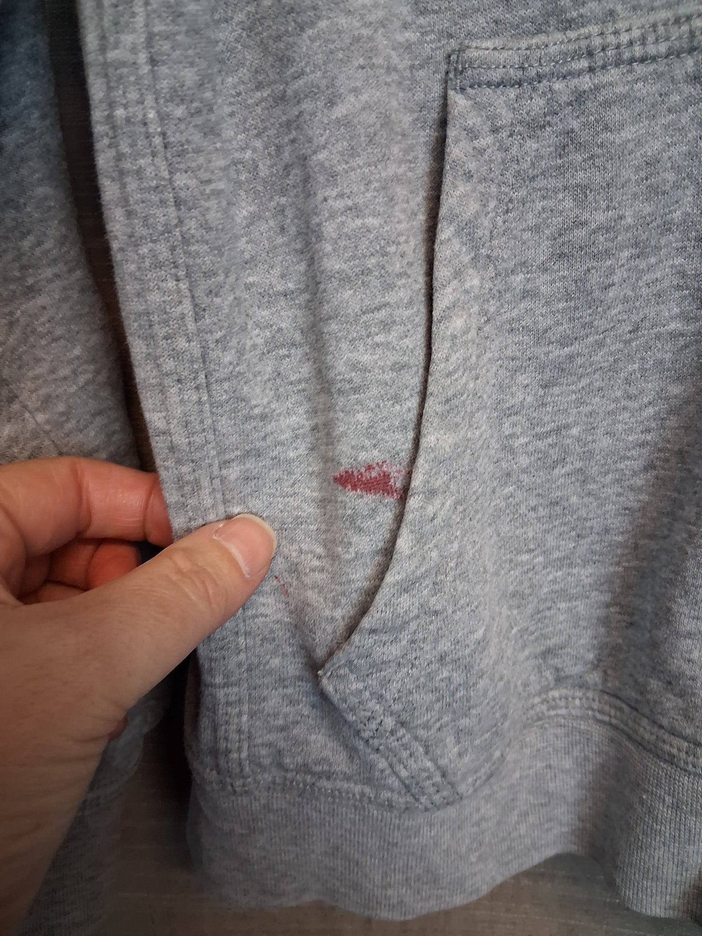 Nike Boys Full Zip Grey Jersey Hoodie Jacket Age 10-12 Years