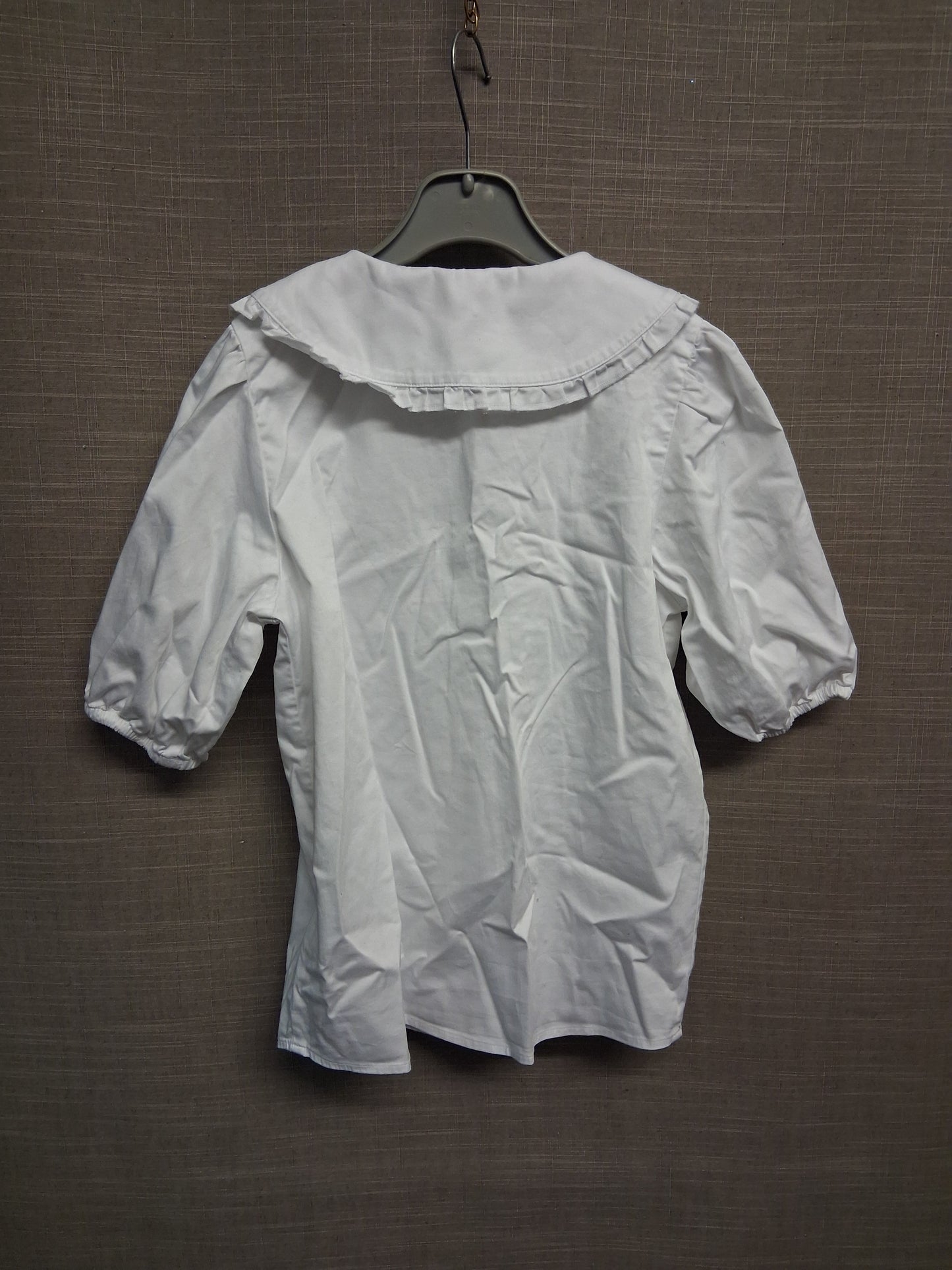 Next Girls White Short Sleeve Peter Pan Collar Blouse Age 10 Years