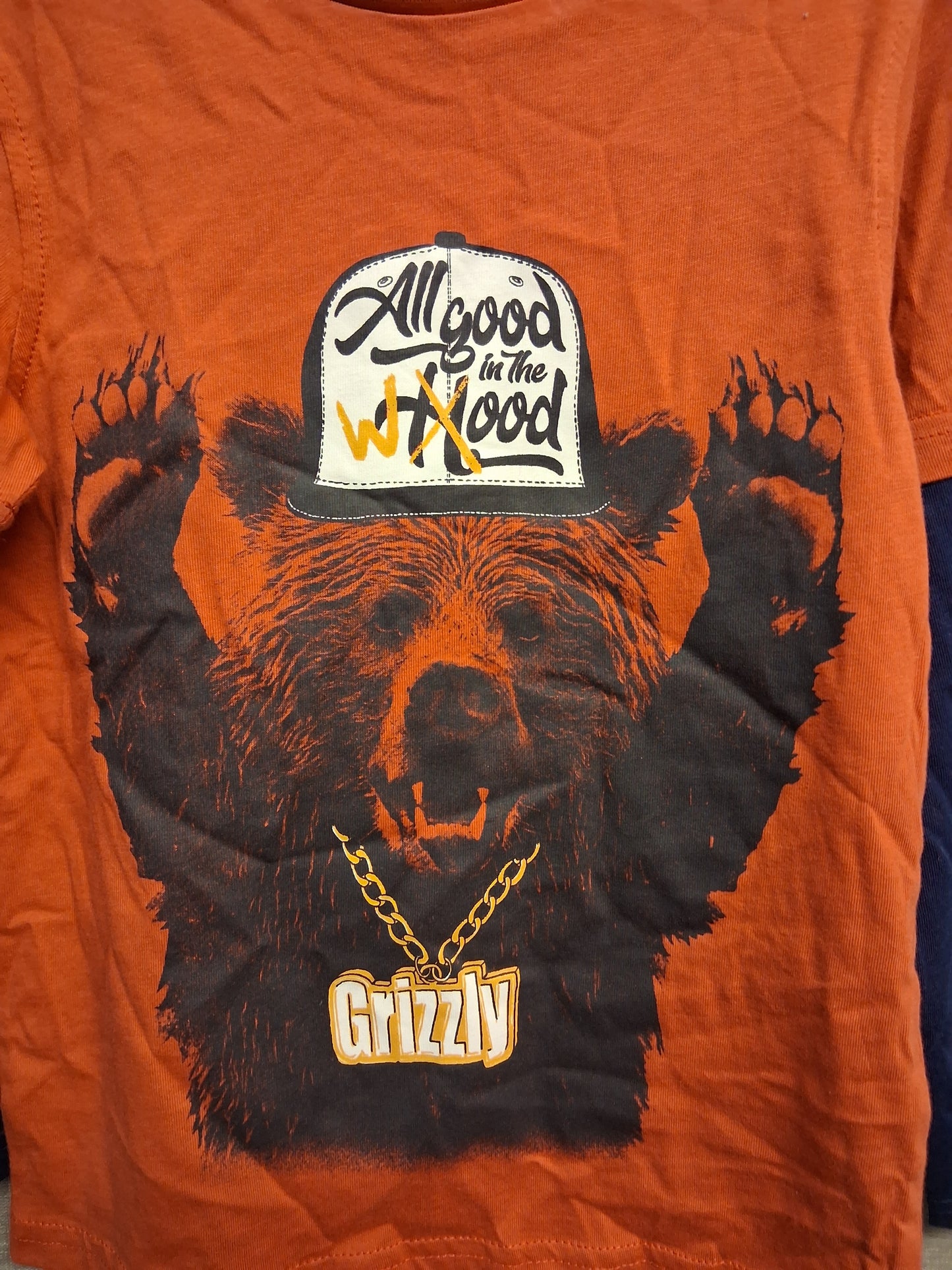George Boys Bear Theme Long Sleeve T-Shirt Age 4-5 Years New